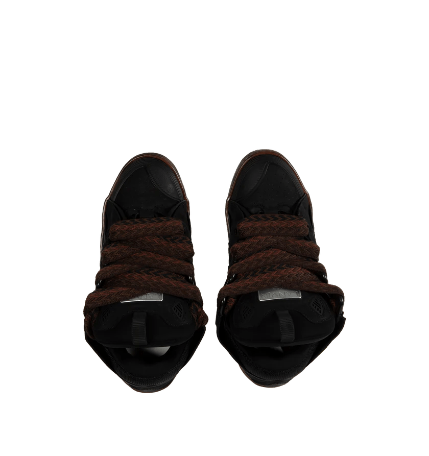 Lanvin o1h1sh11224 Curb Sneaker in Dark Brown Size US 8 / EU 41 - 2 Thumbnail