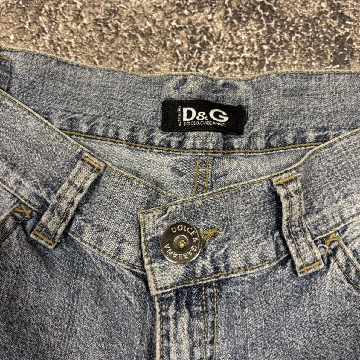 Dolce & Gabbana Vintage Dolce&Gabbana Big Logo Flare Jeans Size 32" / US 10 / IT 46 - 20 Thumbnail