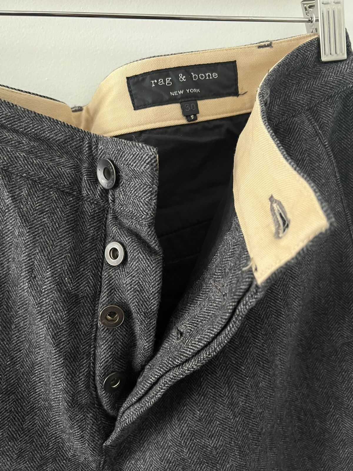 Rag & Bone Rag & Bone Wool Herringbone pants Size US 30 / EU 46 - 2 Thumbnail
