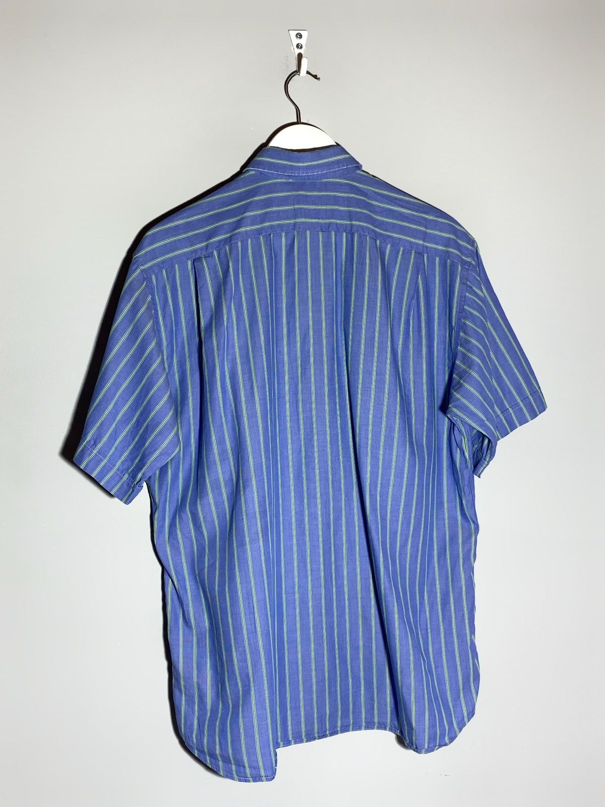 Christian Dior Monsieur Vintage Christian Dior Striped Short Sleeve Shirt Size US L / EU 52-54 / 3 - 2 Thumbnail