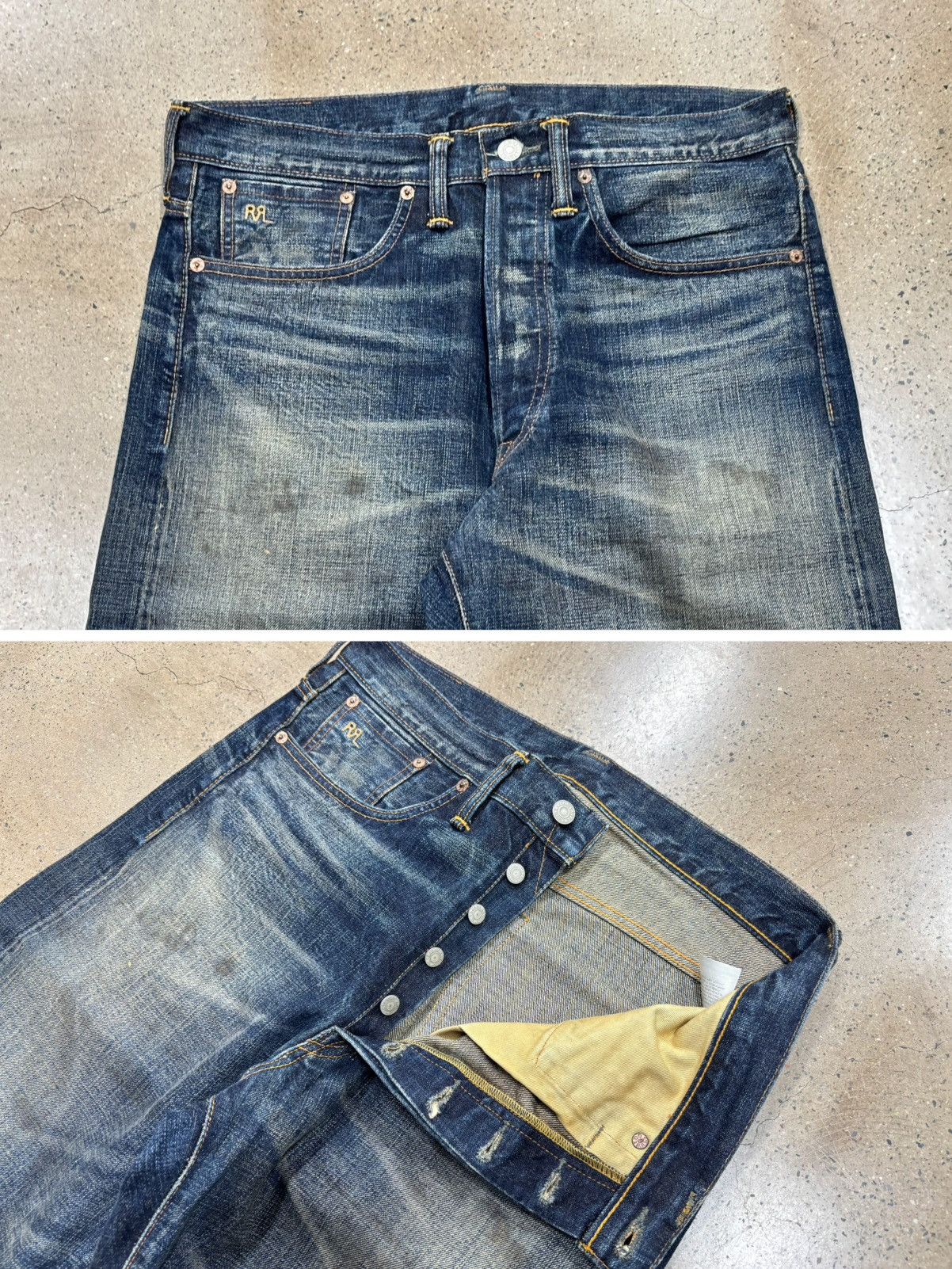 RRL Ralph Lauren RRL Double RL 5P Vintage five Pokects W32L32 Size US 32 / EU 48 - 3 Thumbnail