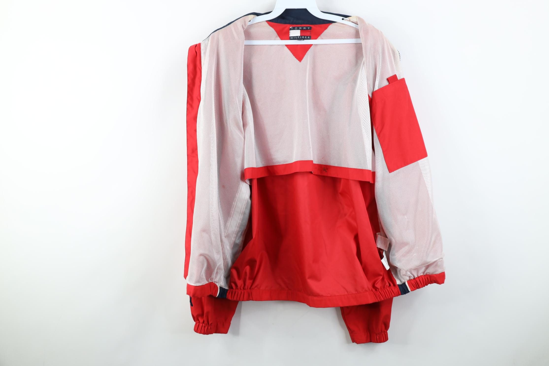 Tommy Hilfiger Vintage 90s Y2K Tommy Hilfiger Spell Out Hooded Jacket Size US S / EU 44-46 / 1 - 15 Thumbnail