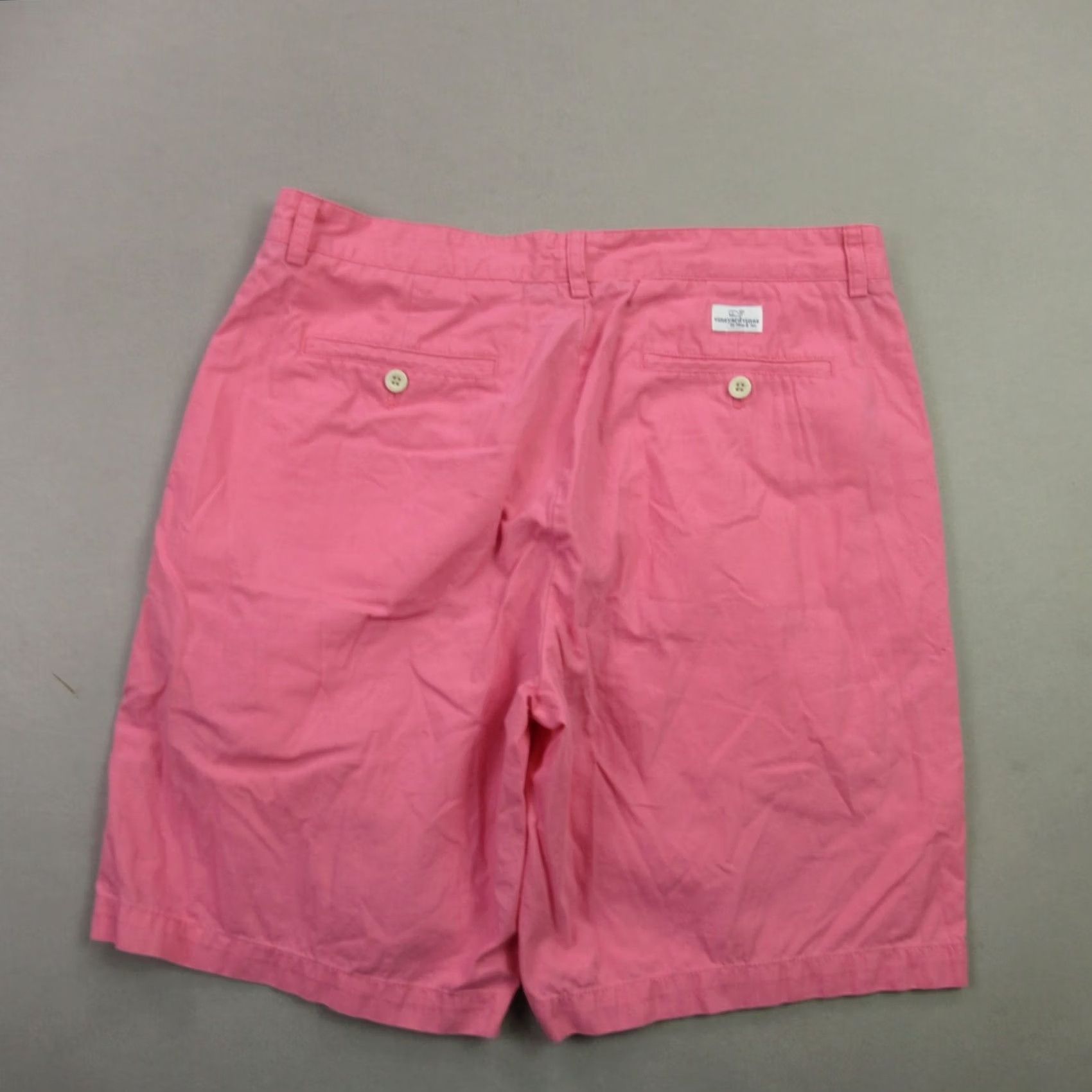 Vineyard Vines Vineyard Vines Shorts Mens 34 Pockets Button Lightweight Chino Outdoors Pink Size US 34 / EU 50 - 4 Thumbnail