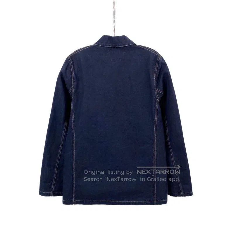 Loewe Loewe Color-block leather patch denim jacket Size US S / EU 44-46 / 1 - 4 Thumbnail