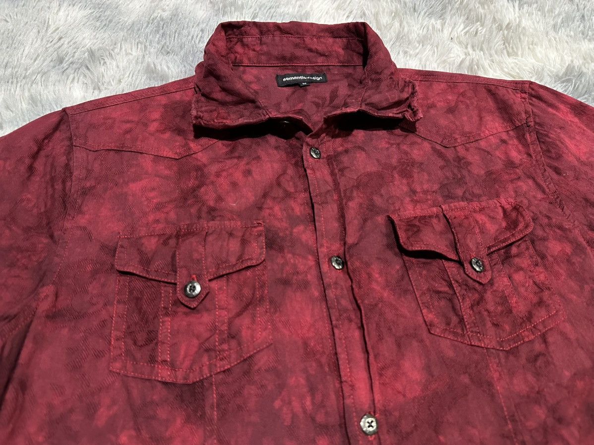 semanticdesign 🔥Sick Y2K Semantic Design Acid Dye Shirt Laces Jumper Punk Size US M / EU 48-50 / 2 - 2 Thumbnail