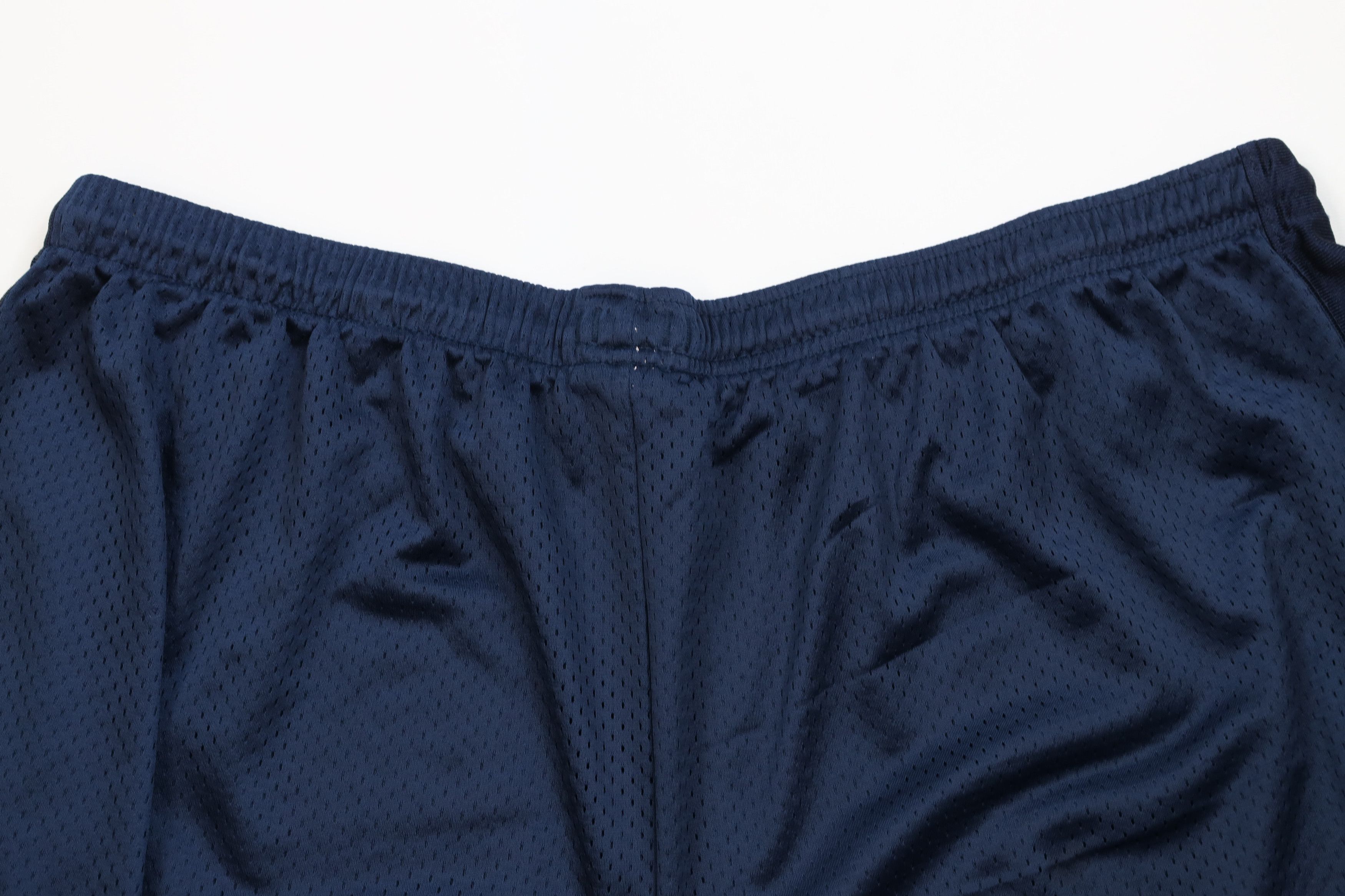 Reebok Vintage 90s Y2K Reebok Logo Above Knee Mesh Shorts Navy Blue Size US 38 / EU 54 - 11 Thumbnail