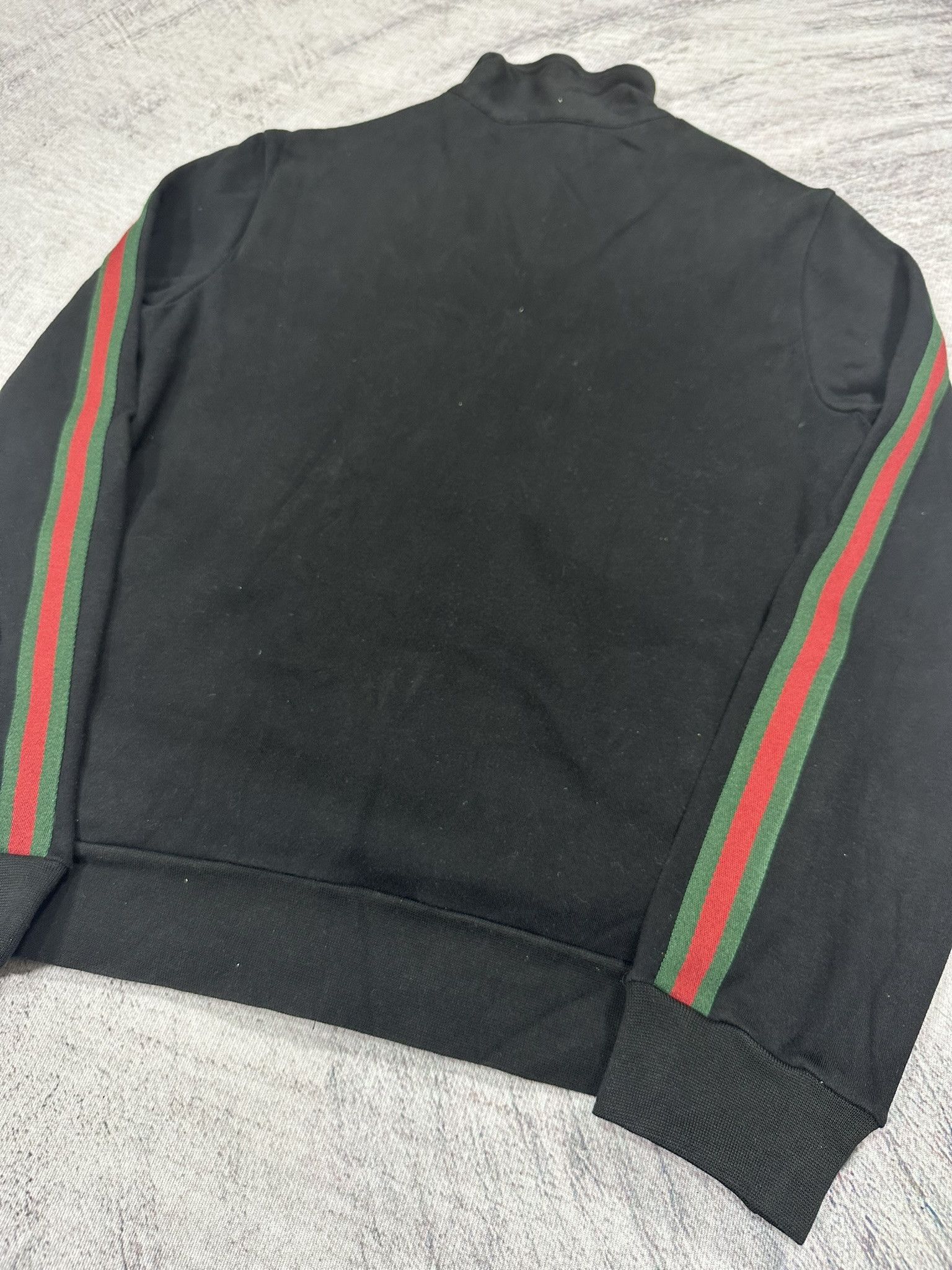 Gucci Gucci Sweatshirt Zipped Track Web Stripes Logo Black Size US L / EU 52-54 / 3 - 13 Thumbnail