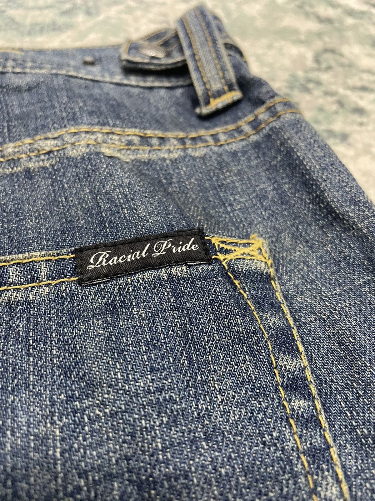 Other Of The Neige Style Distressed Flare Denim Jeans Size US 32 / EU 48 - 14 Thumbnail
