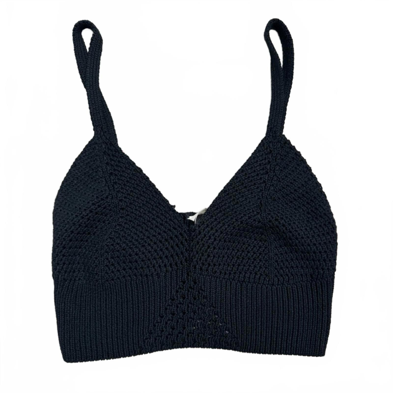 Free People NWT Free People Black Crochet Bralette Crop Top- Size Large Size L / US 10 / IT 46 - 3 Thumbnail
