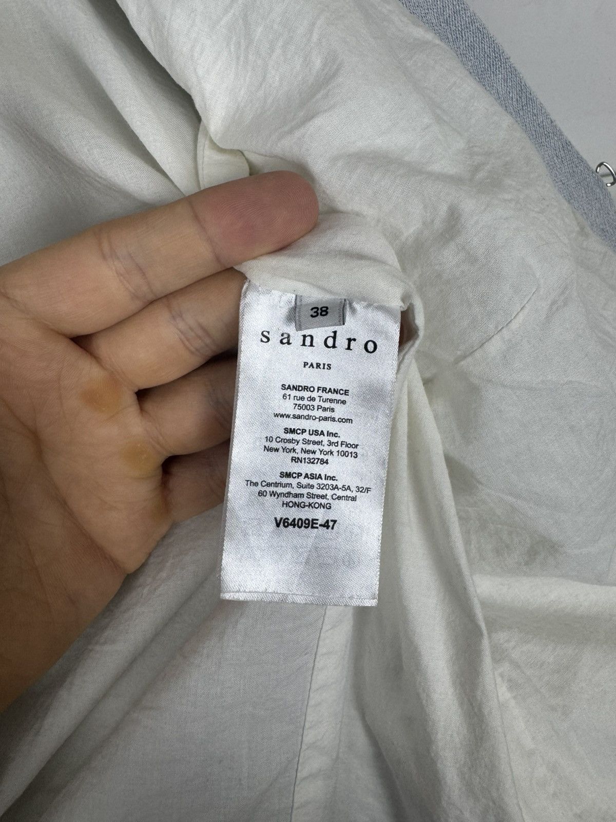 Sandro Sandro Paris Womans Blazer jacket designer luxury classy Size XS / US 0-2 / IT 36-38 - 4 Thumbnail