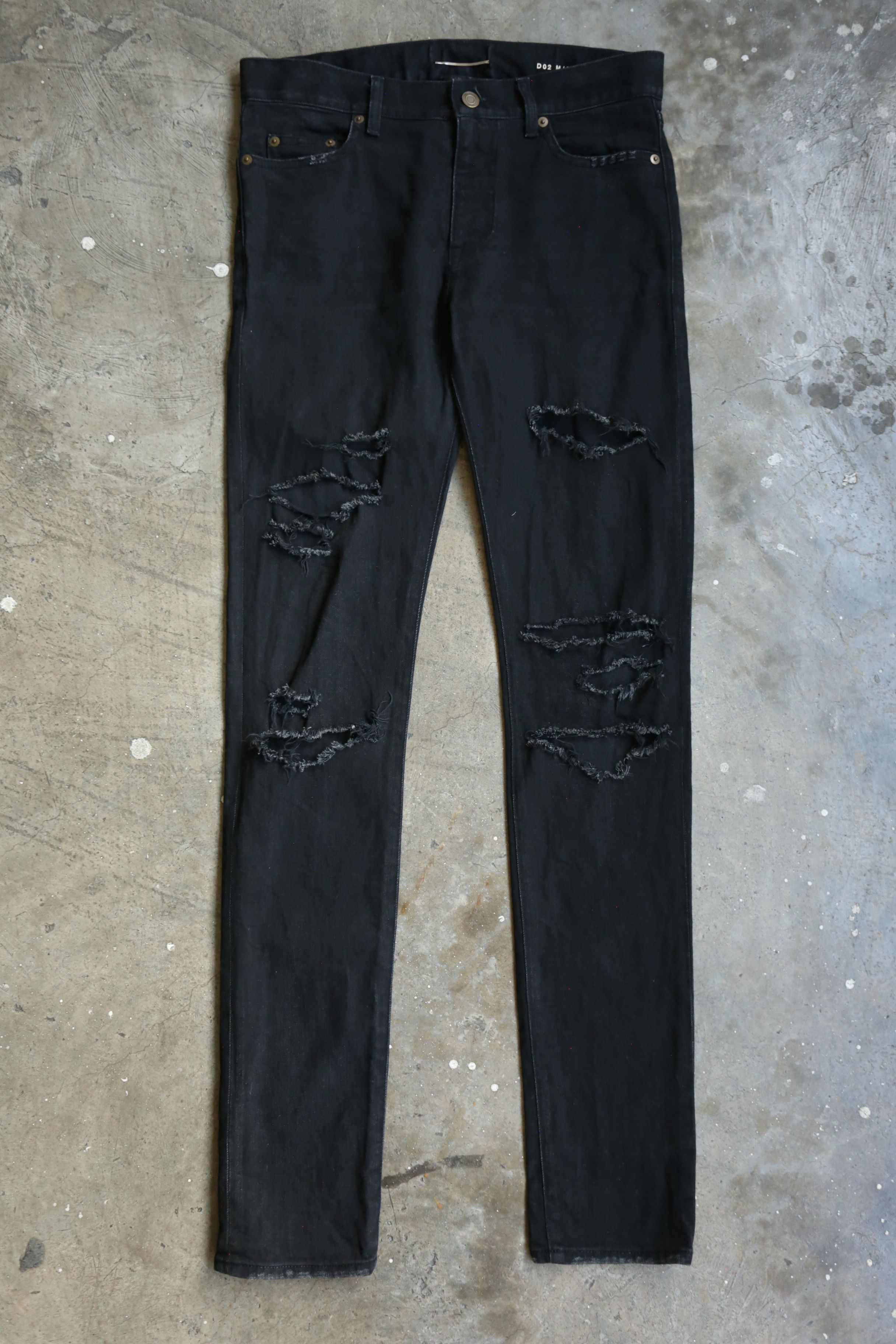 Hedi Slimane × Saint Laurent Paris Saint Laurent Crash Denim
