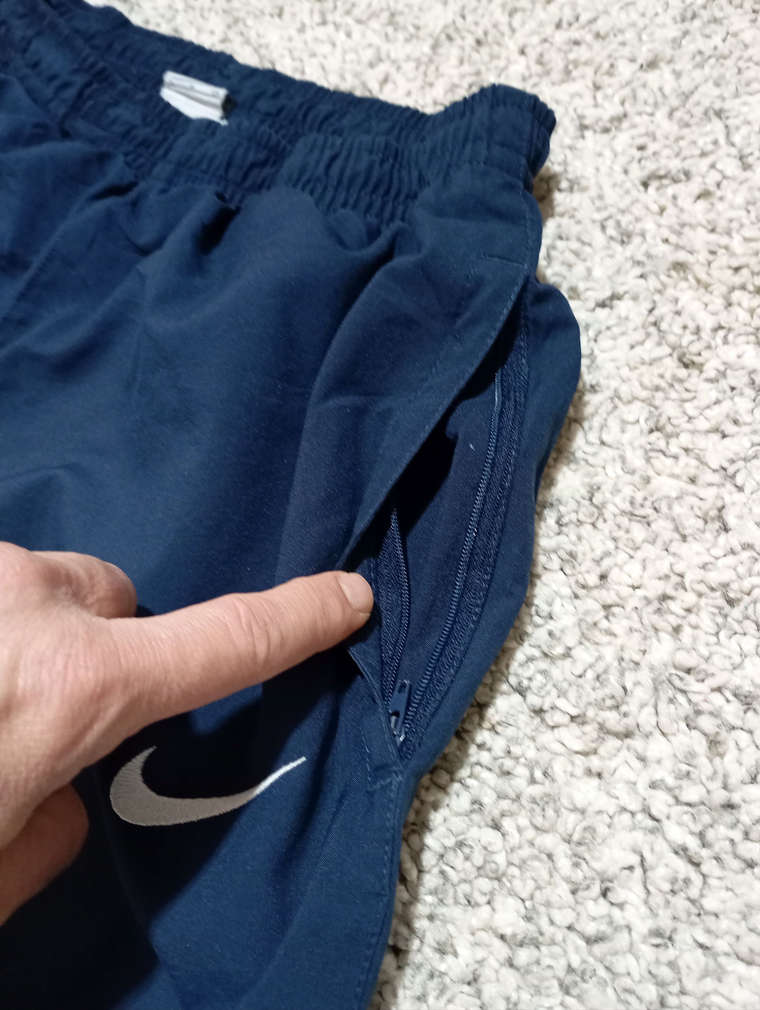 Nike Vintage Y2K Nike Nylon Windbreaker Track Sweat Pants Joggers Size US 31 - 5 Thumbnail