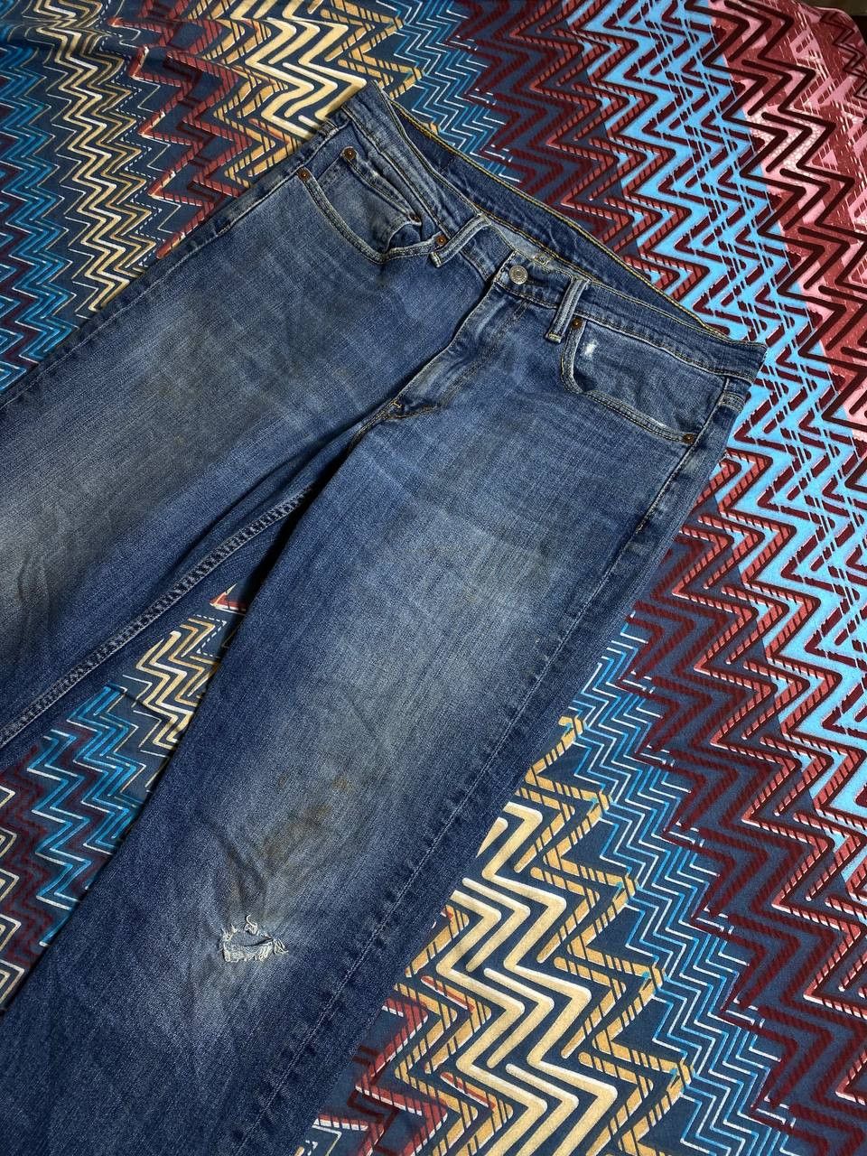 Levi's Vintage Denim Jeans Levi's 514 Button Mexico Straight Size US 34 / EU 50 - 5 Thumbnail
