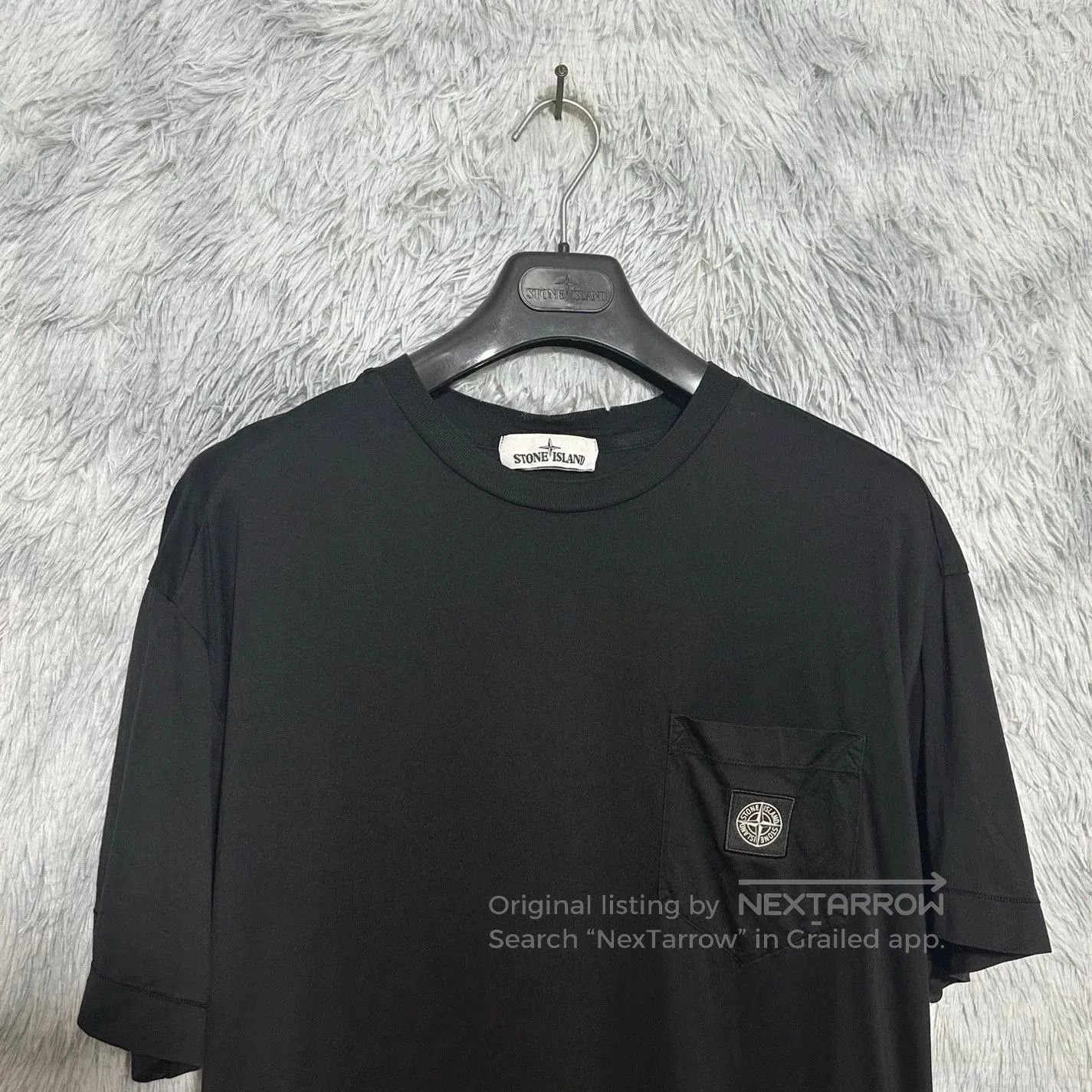Stone Island Stone Island Black Short Sleeve T-Shirt XL. Size US XL / EU 56 / 4 - 3 Thumbnail