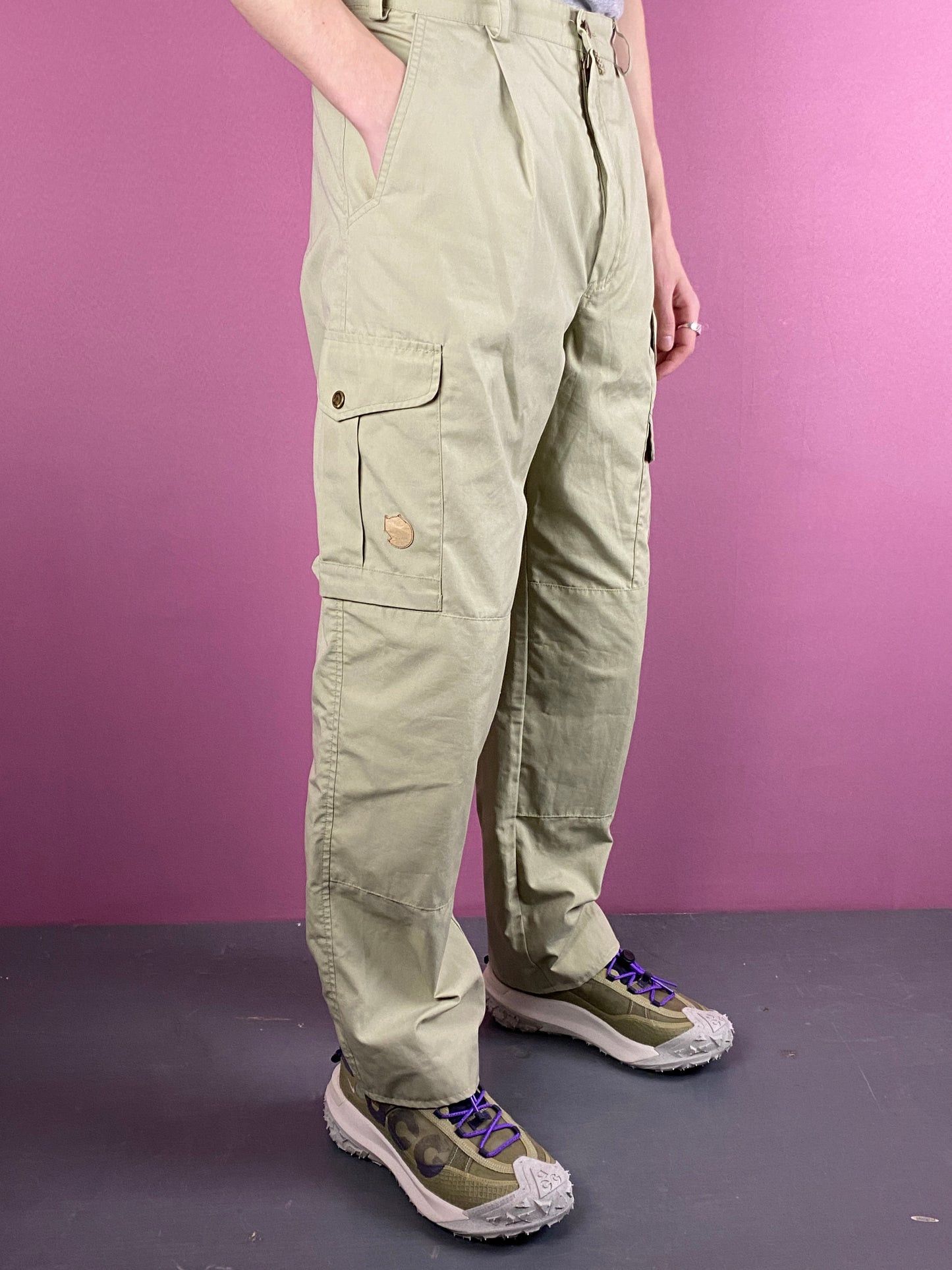 Fjallraven × Vintage 90s Fjallraven Vintage Men's Cargo Pants - M Size US 32 / EU 48 - 3 Thumbnail
