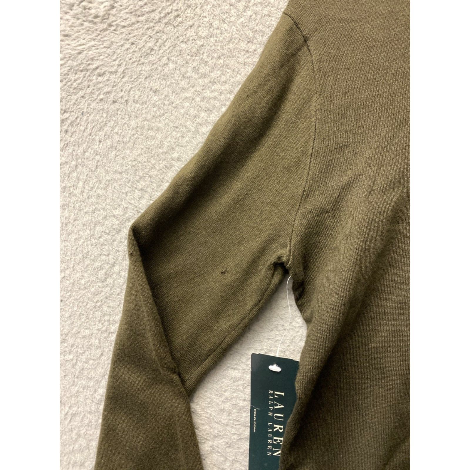 Ralph Lauren Ralph Lauren Sweater Unisex Adults M Dark Olive Knit Turtleneck Pullover 159-27 Size M / US 6-8 / IT 42-44 - 7 Thumbnail