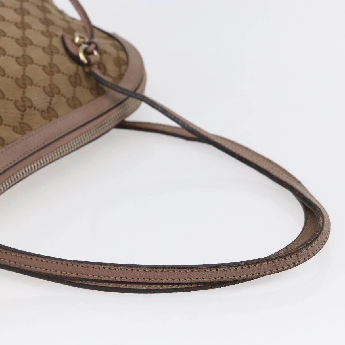 Gucci GUCCI GG Canvas Shoulder Bag Beige Gold Size ONE SIZE - 7 Thumbnail