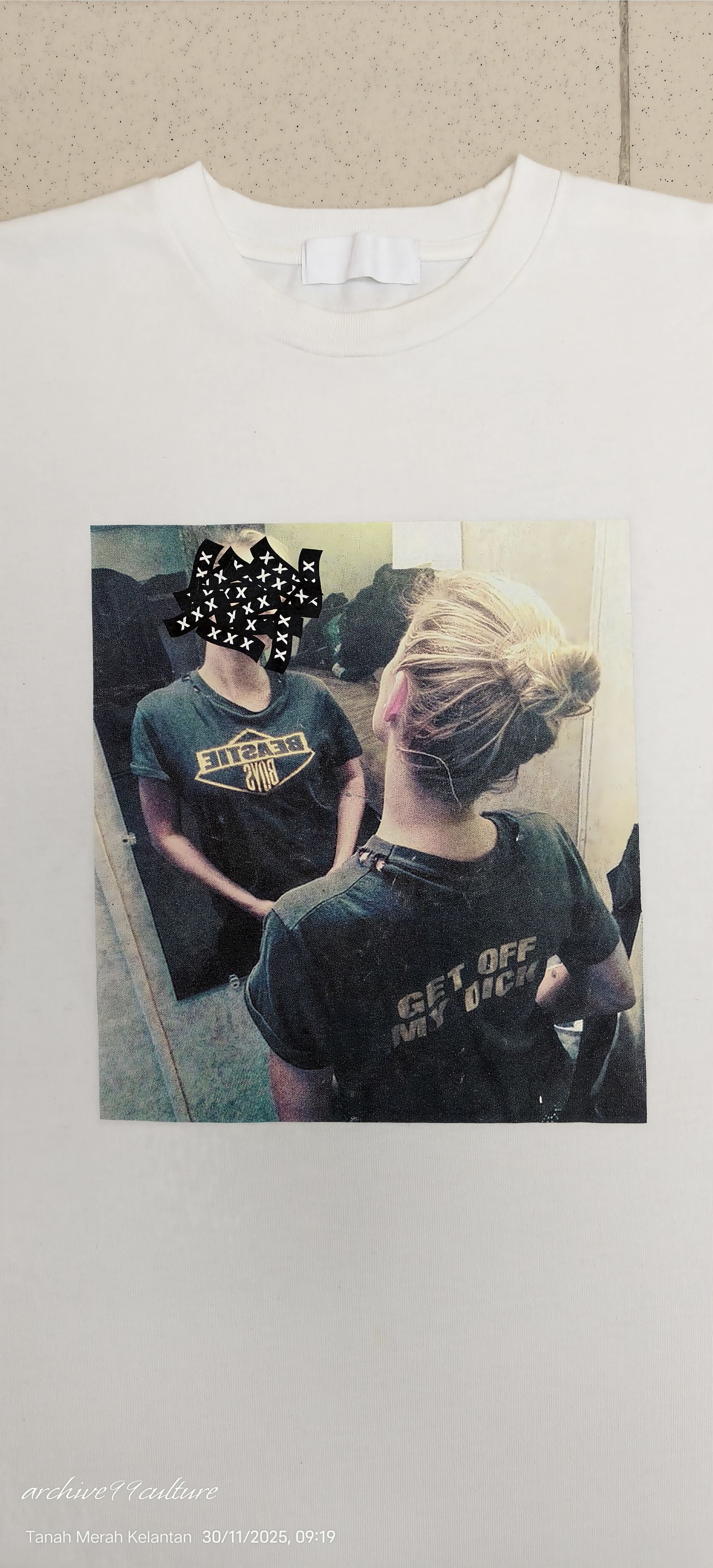 Japanese Brand GOD SELECTION XXX Mirror girl Beastie Boys photo print tee Size US L / EU 52-54 / 3 - 7 Thumbnail