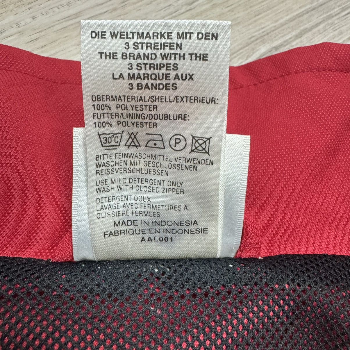 Adidas Vintage Y2K Adidas Sports 3 Stripes Track Jacket Red/Black Size US L / EU 52-54 / 3 - 16 Thumbnail