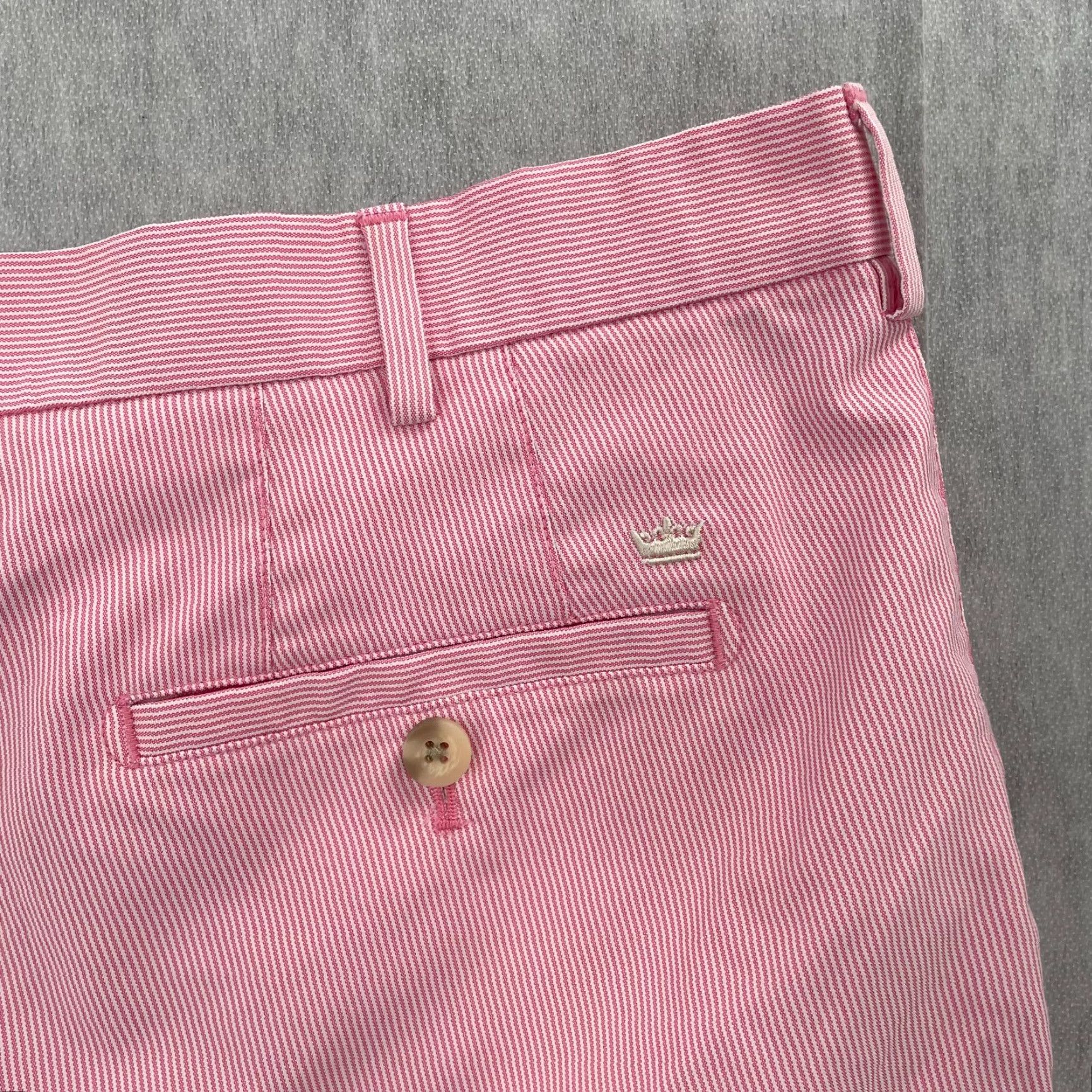 Peter Millar Peter Millar Crown Chino Golf Adult Shorts Mens 40 Pink Striped Pockets Sport Size US 40 / EU 56 - 3 Thumbnail