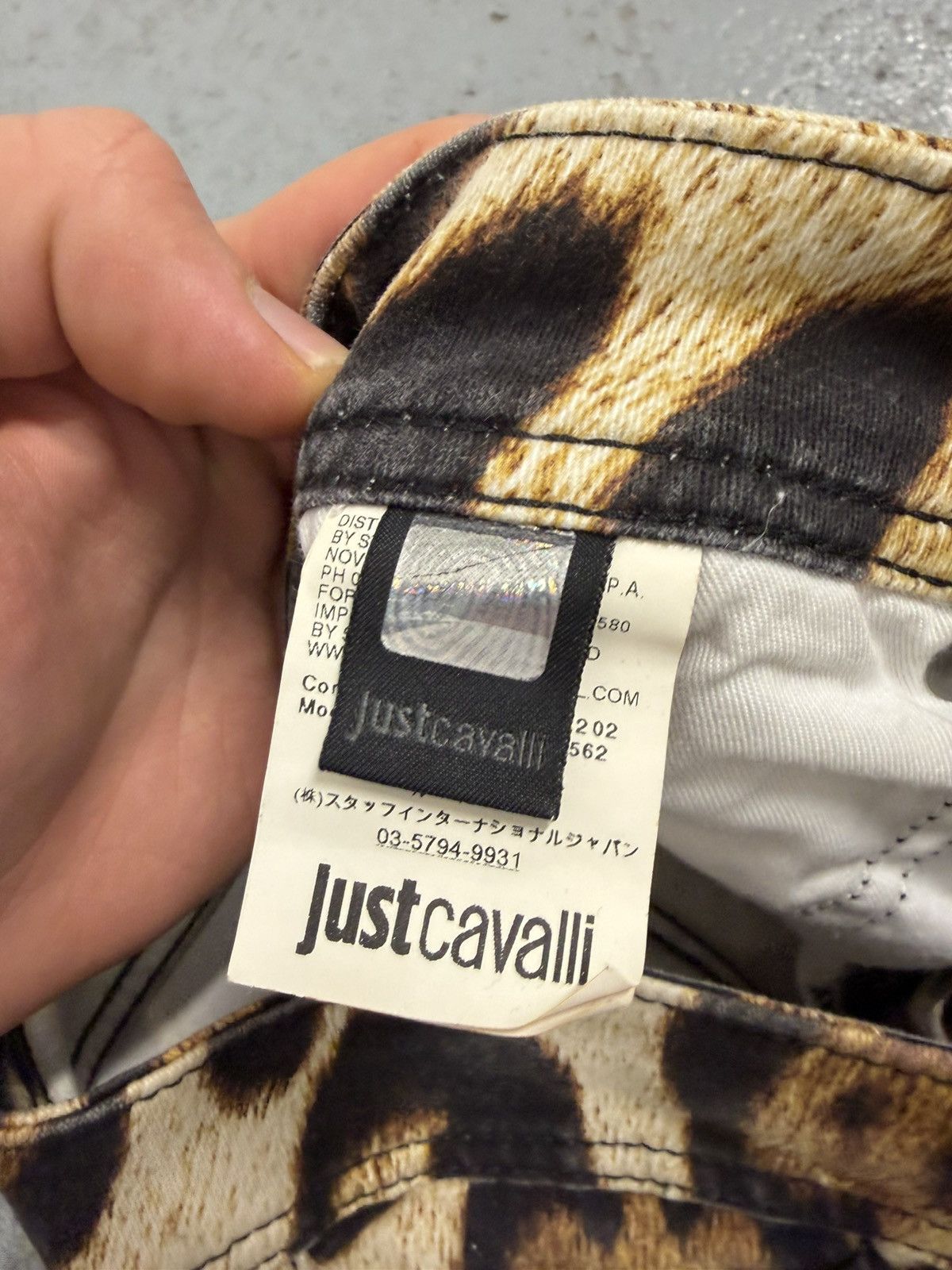 Just Cavalli Just Cavalli Leopard Overprinted Jeans Size 27" / US 4 / IT 40 - 8 Thumbnail