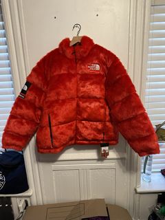 Supreme North Face Faux Fur Nuptse Jacket | Grailed