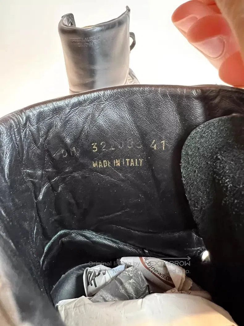 Saint Laurent Paris Black High. Size US 8 / EU 41 - 5 Thumbnail