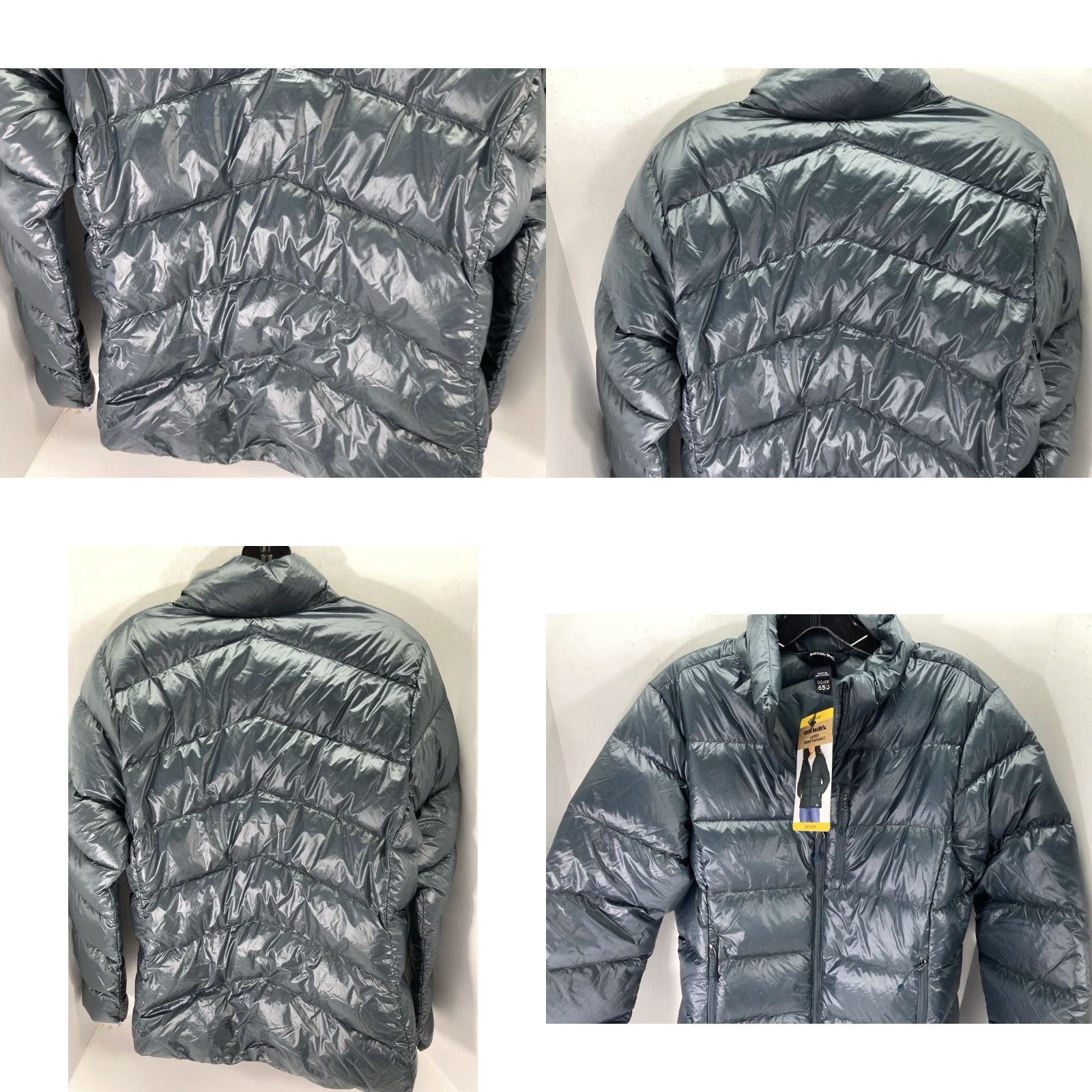 Eddie Bauer VINTAGE Eddie Bauer Down Puffer Jacket Coat Women Medium Green Full Zip Packable Size M / US 6-8 / IT 42-44 - 9 Thumbnail