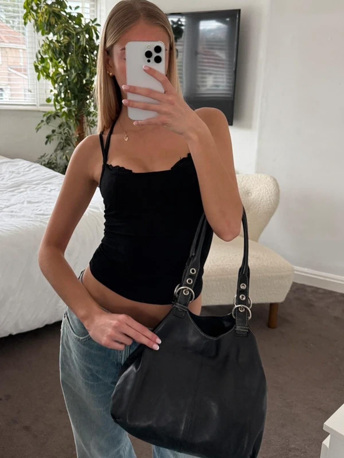 Prada Prada Leather Shoulder Bag Size ONE SIZE - 3 Thumbnail