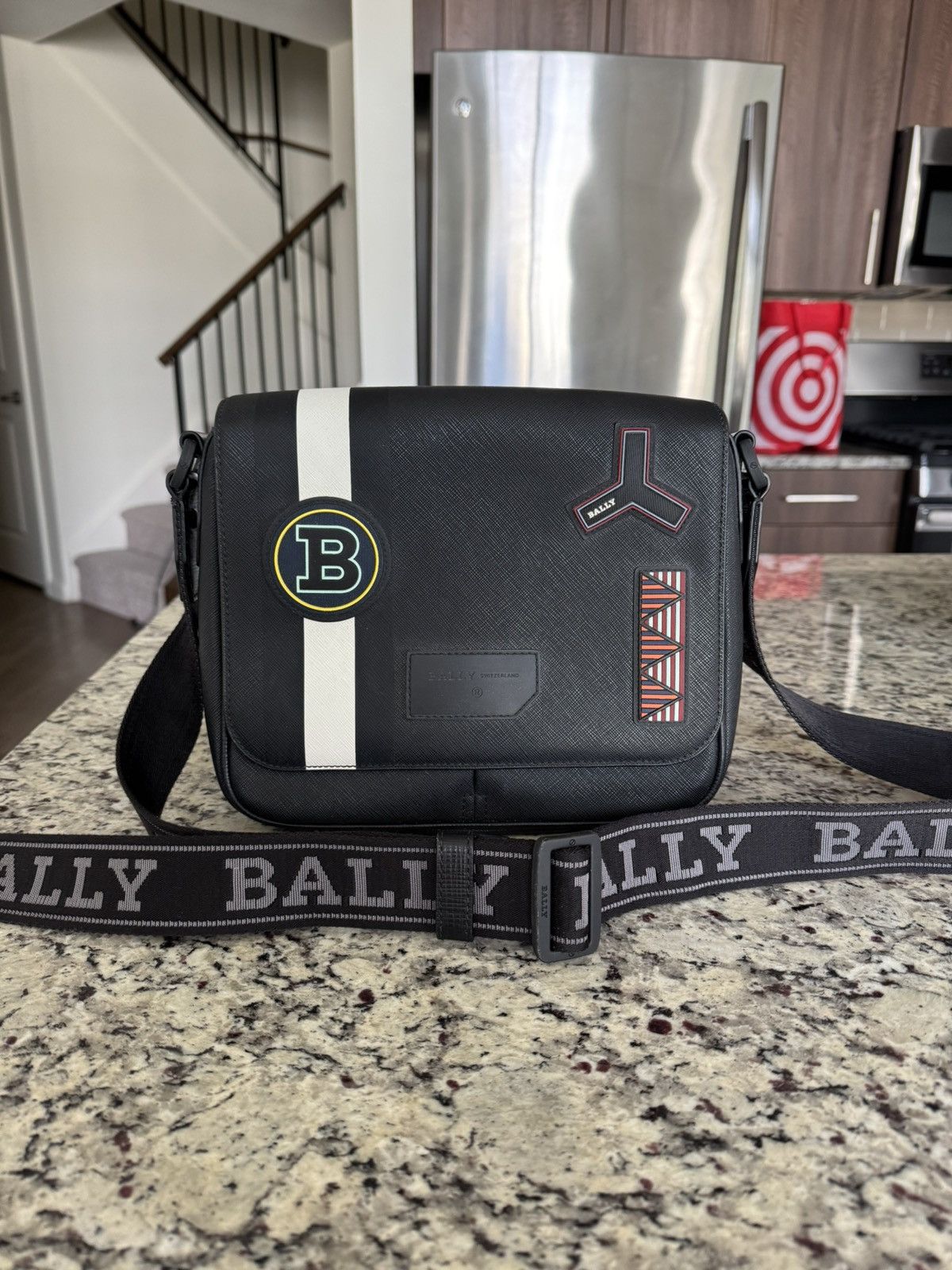 Bally Bally Multi Patch Messenger Bag Size ONE SIZE - 1 Thumbnail