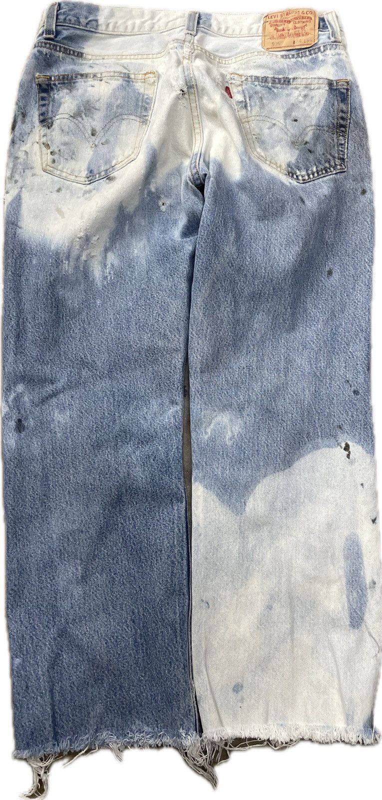 Levi's × Vintage Levi’s Thrashed 505 Jeans Size US 34 / EU 50 - 4 Thumbnail
