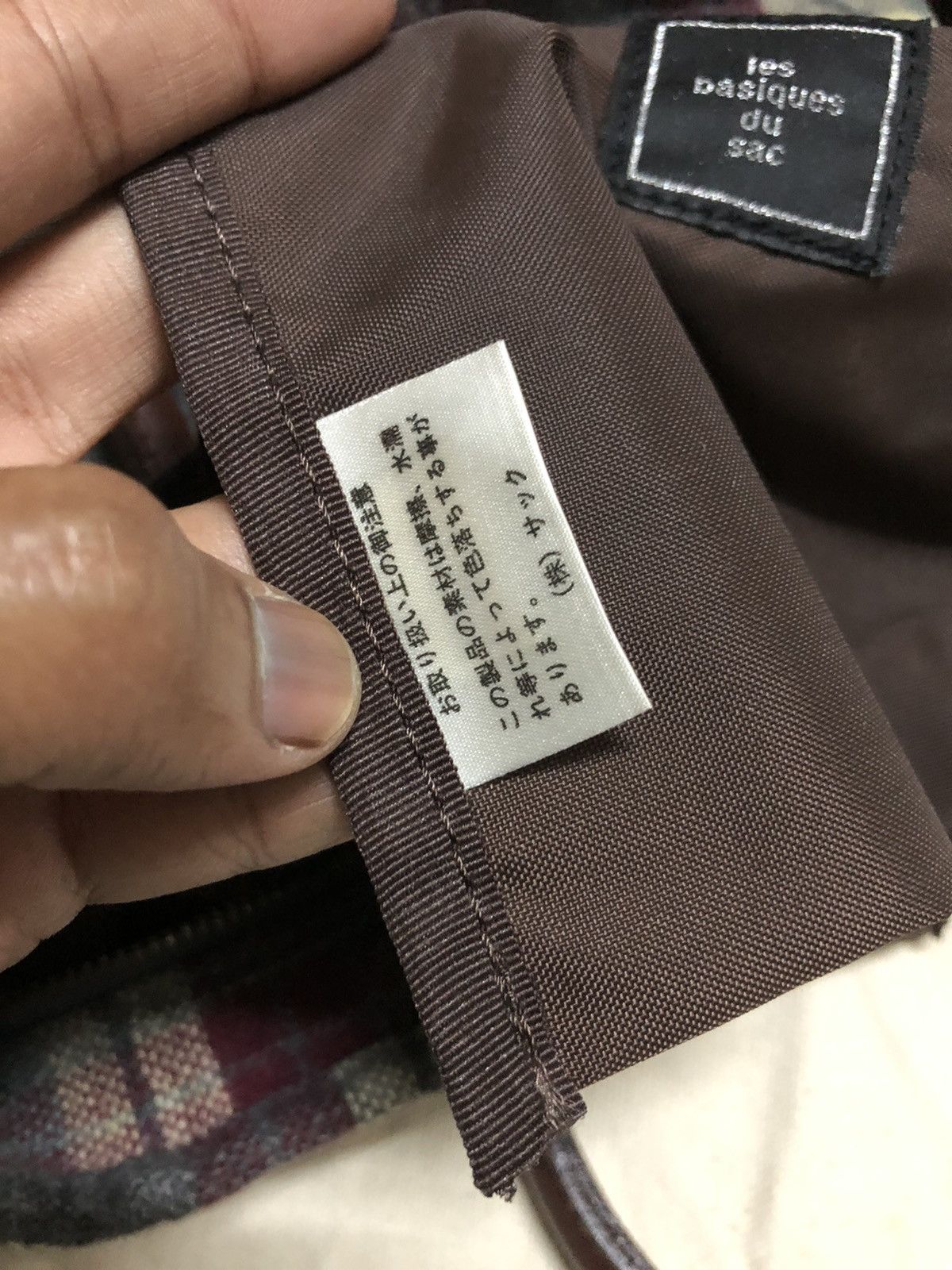 Japanese Brand LES BASIQUES DU SAC WOOL HANDBAG Size ONE SIZE - 6 Thumbnail