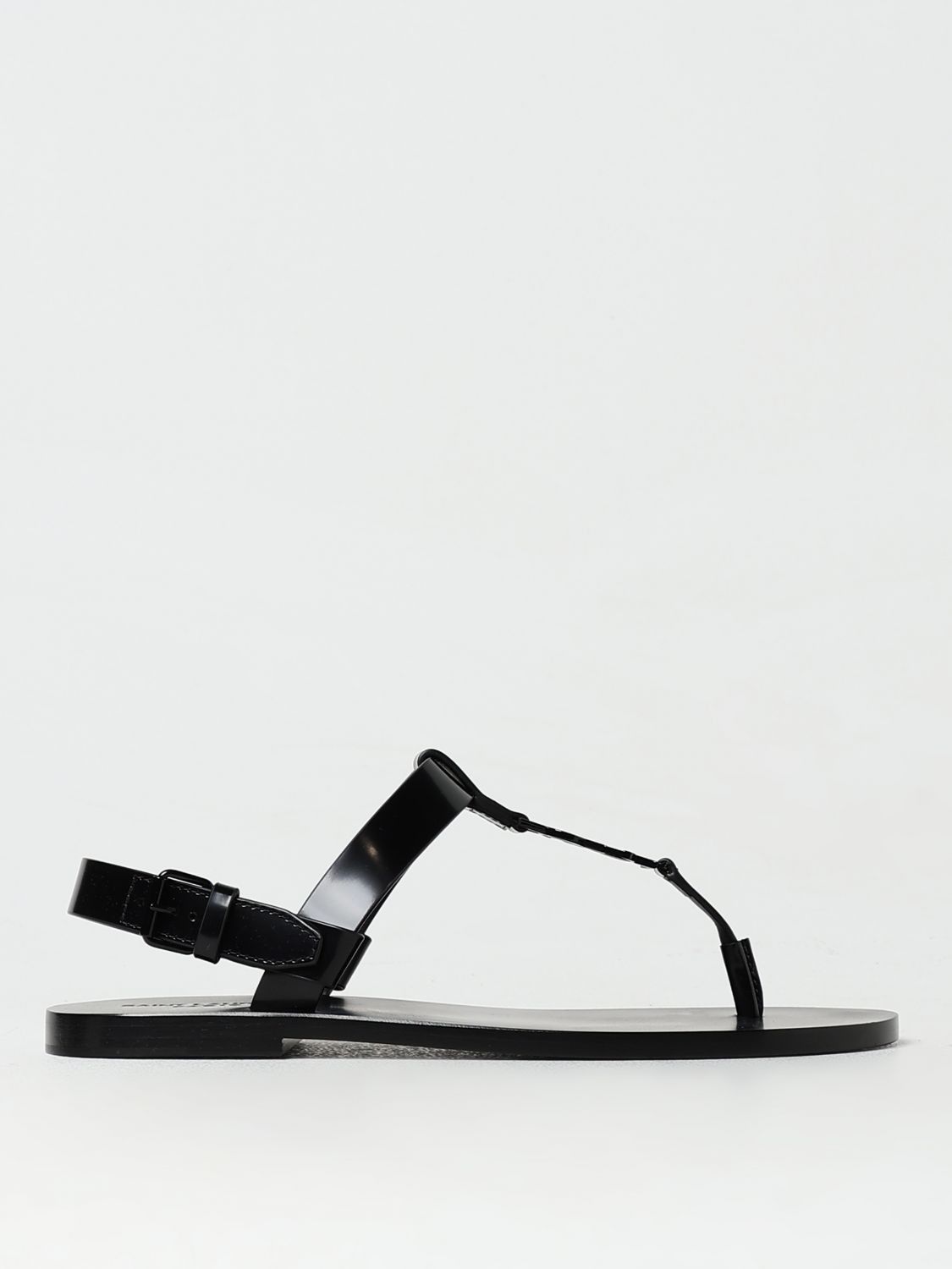 image of Saint Laurent Paris Saint Laurent Sandals Men Black (Size 12)