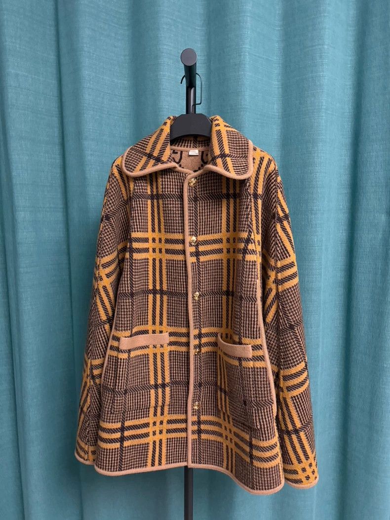 Gucci GucciNew old flower double G full print double-sided wool c Size S / US 4 / IT 40 - 2 Thumbnail