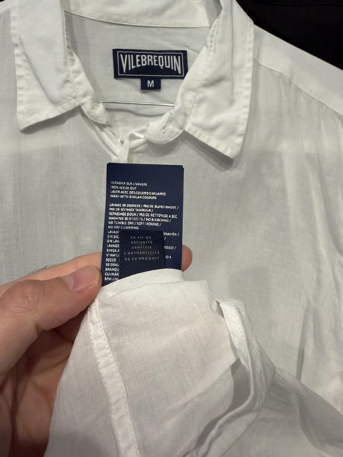 Vilebrequin Vilbrequin White Linen Shirt Size US M / EU 48-50 / 2 - 5 Thumbnail