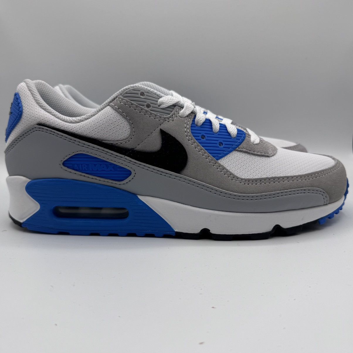 Nike Nike Air Max 90 Men's Size 10 White Photo Blue FN6958-102 Size US 10 / EU 43 - 2 Thumbnail