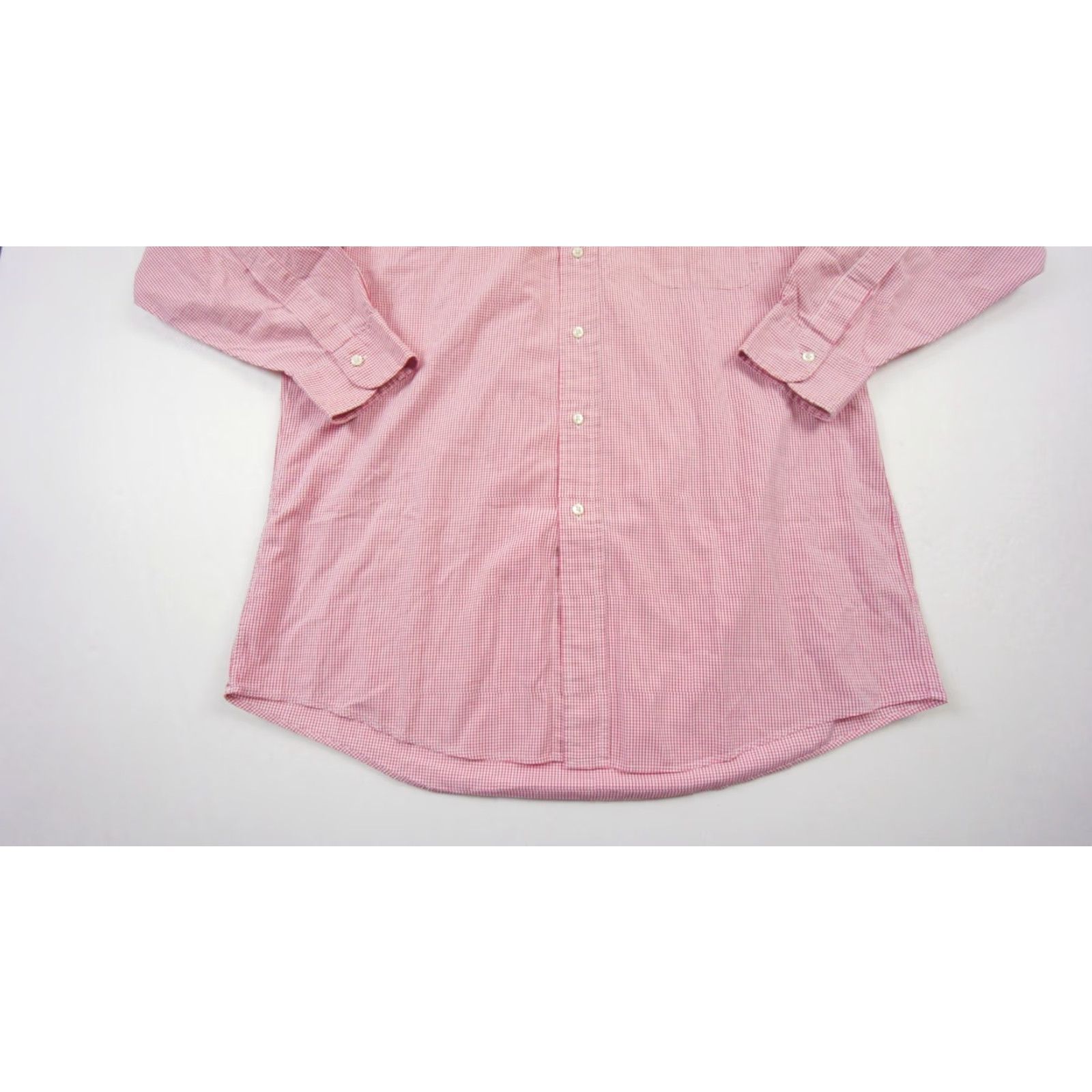 Brooks Brothers Brooks Brothers Shirt Mens 16 Red Check Button Up Long Sleeve Collared Adult Size US L / EU 52-54 / 3 - 3 Thumbnail
