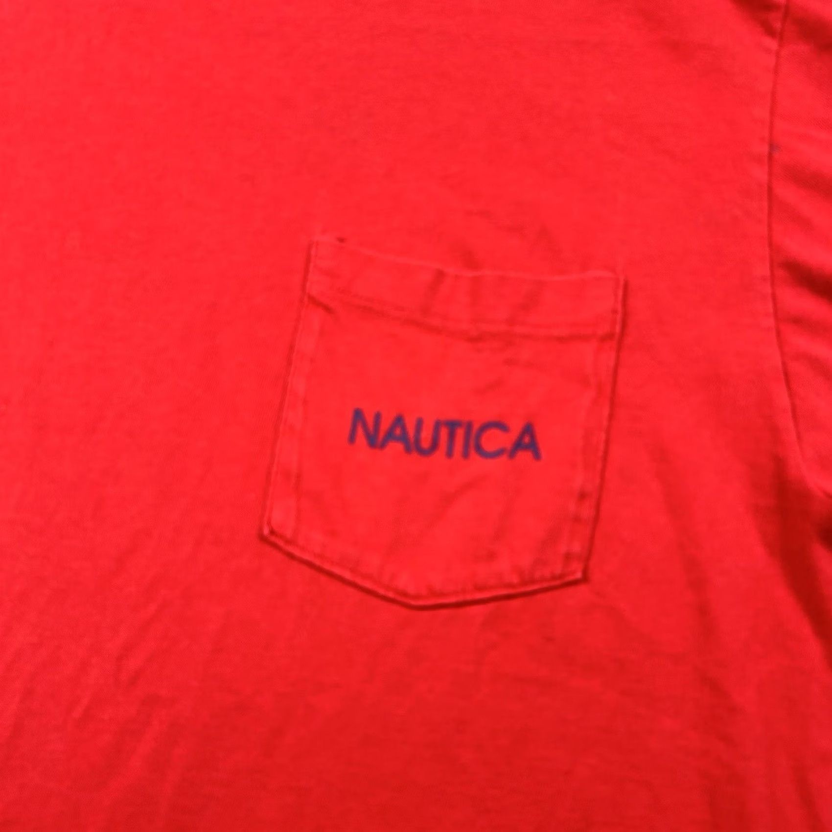 Nautica VINTAGE Nautica Shirt Mens M Pocket Tee Flags 2-Sided Made USA Graphic Red Size US M / EU 48-50 / 2 - 3 Thumbnail