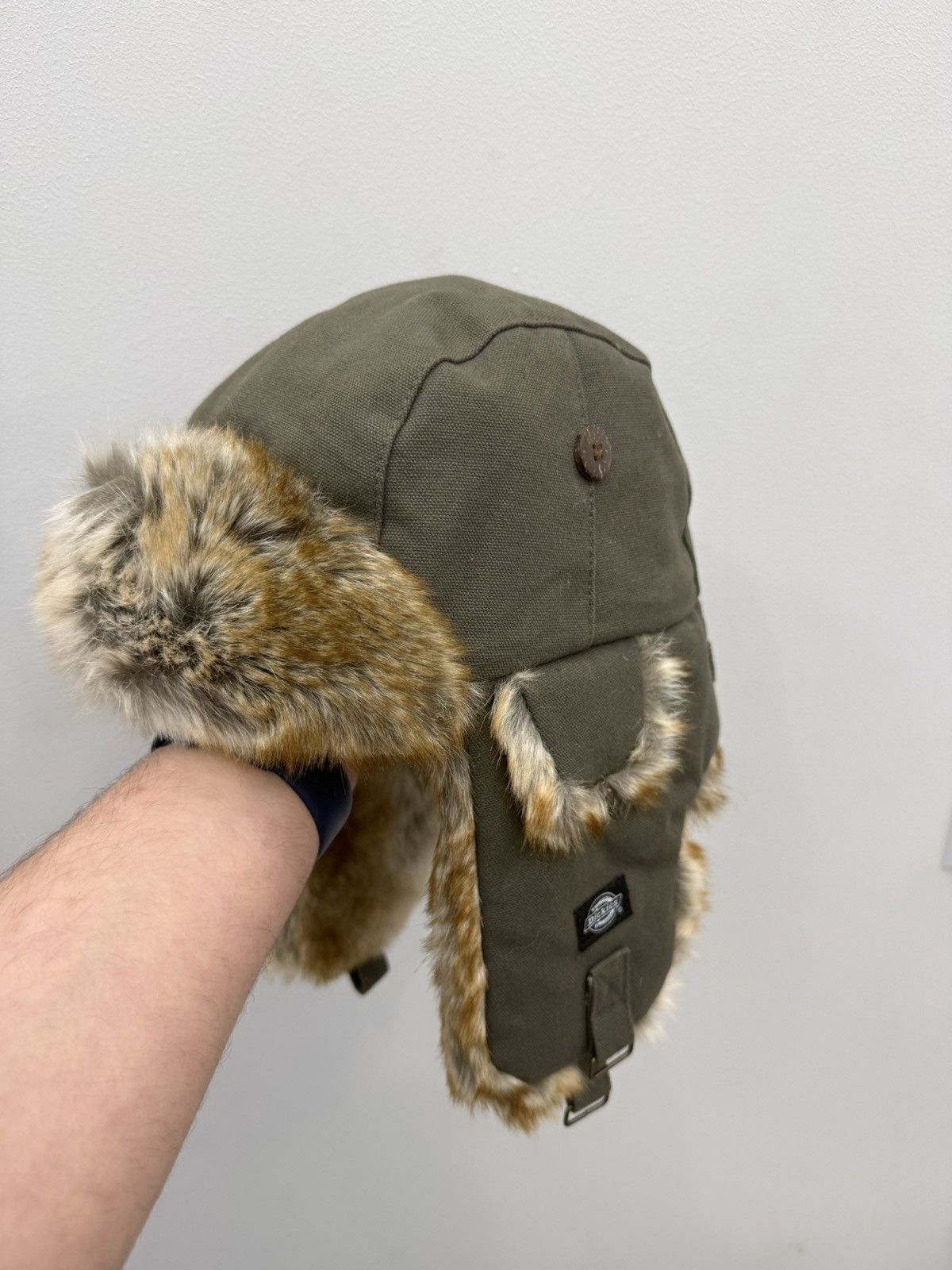 Dickies Dickies Y2K Fuzzy Faux Fur Ushanka Hat Size ONE SIZE - 3 Thumbnail