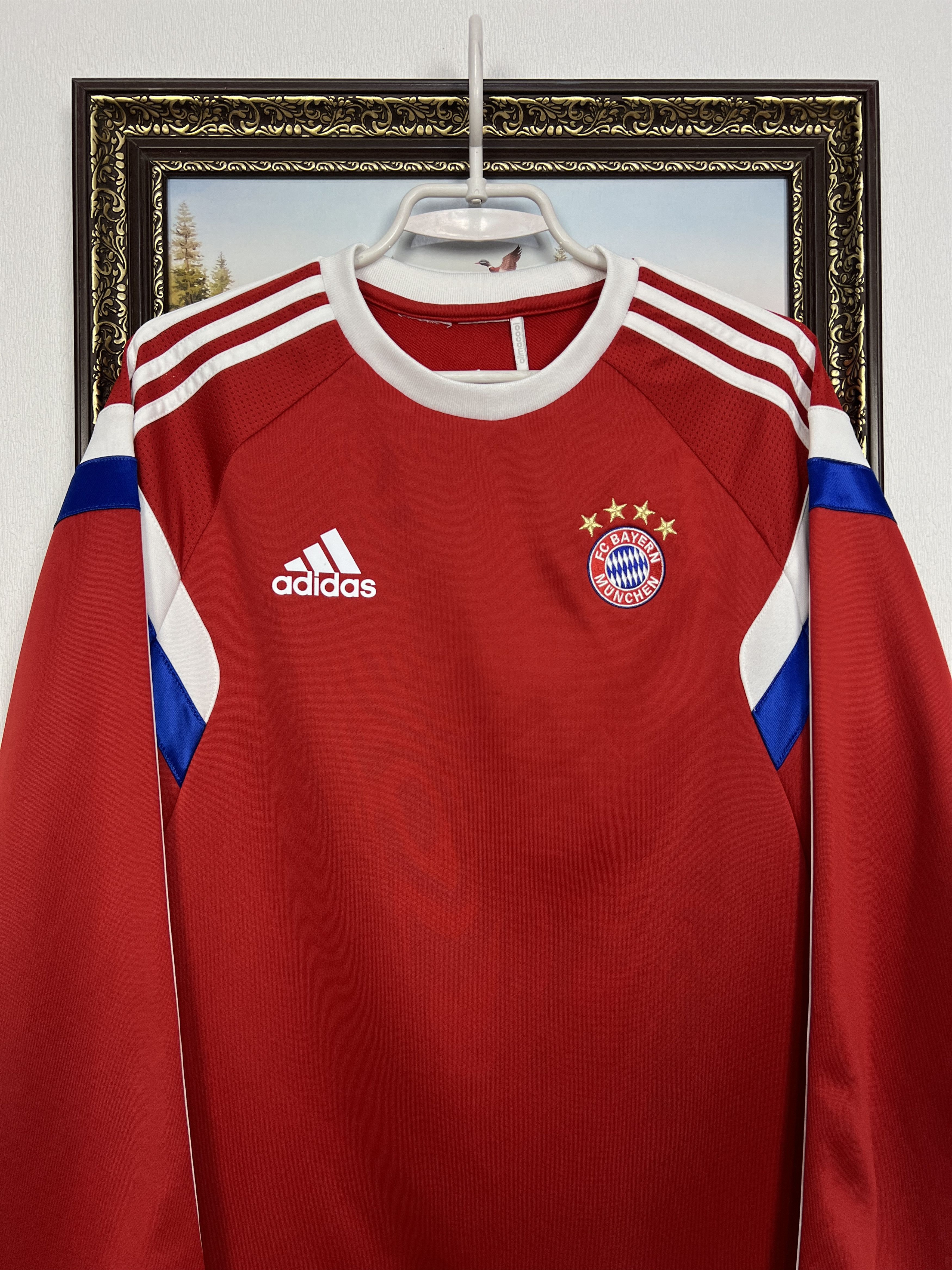 Adidas Bayern Munich Football Sweatshirt Soccer Track Top Jacket Size US S / EU 44-46 / 1 - 2 Thumbnail