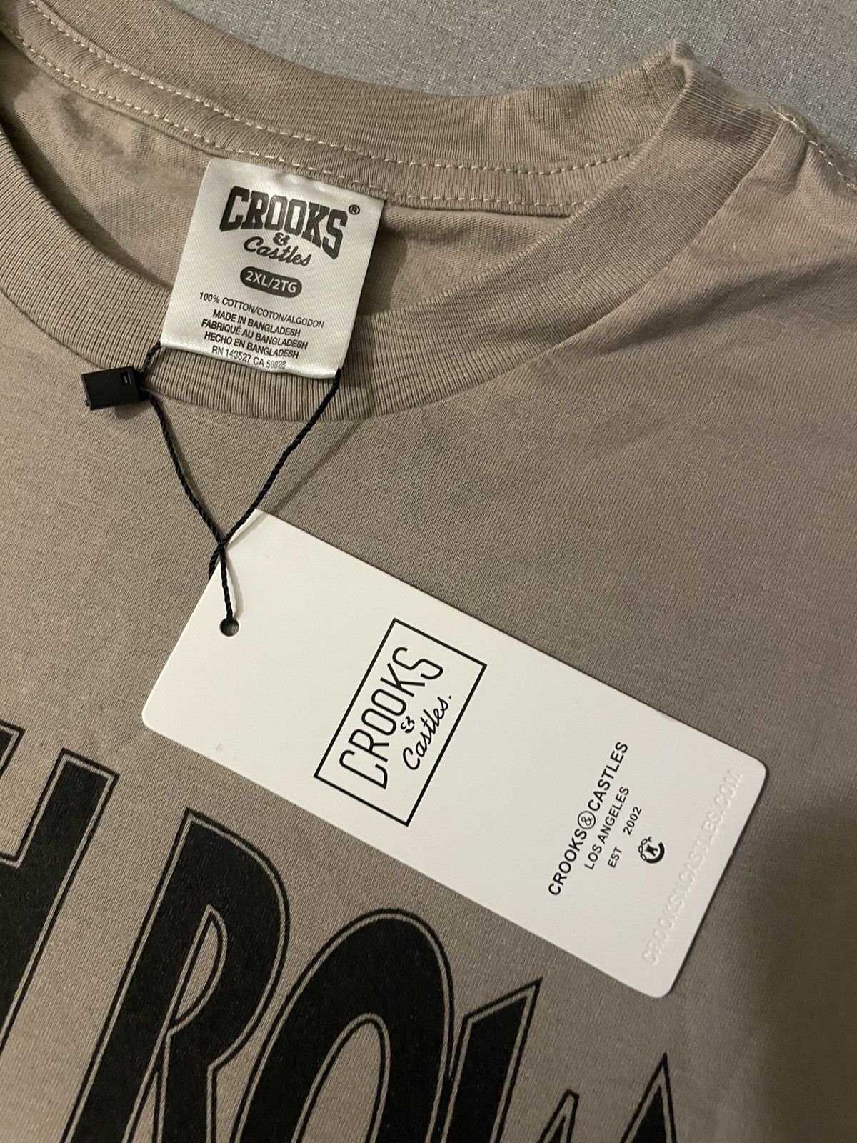 Crooks & Castles Death row tee Size US XXL / EU 58 / 5 - 4 Thumbnail