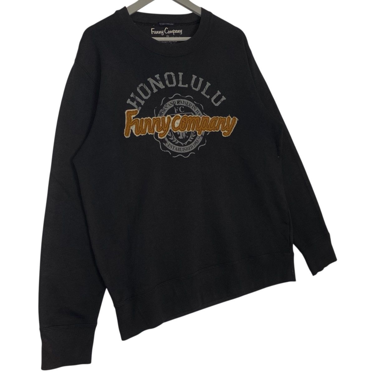 Other Vintage The Funny Company Design Sweatshirt Crewneck Black Size US L / EU 52-54 / 3 - 3 Thumbnail