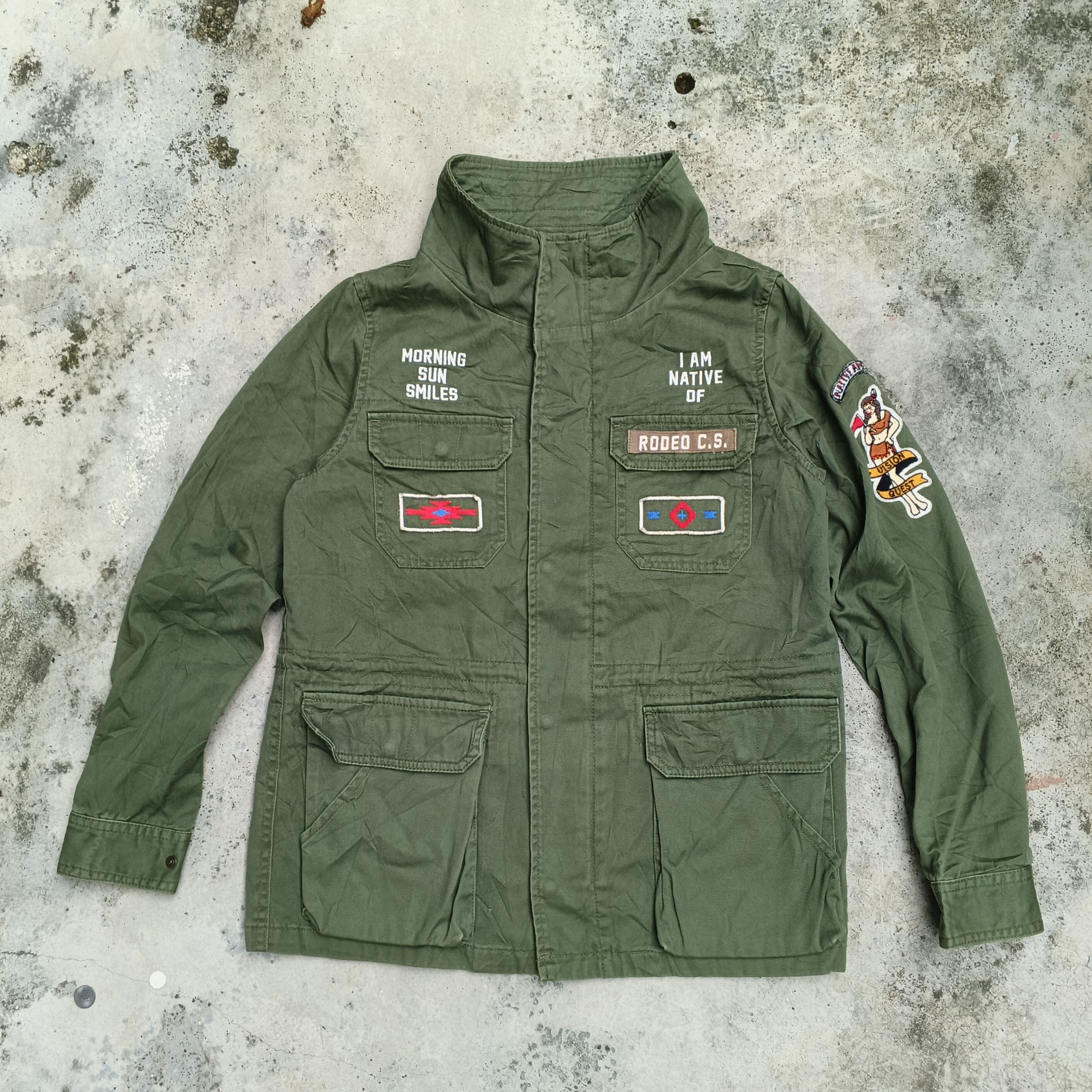 Japanese Brand Vintage Rodeo Crowns Vision Quest Apache Jacket Size S / US 4 / IT 40 - 1 Thumbnail