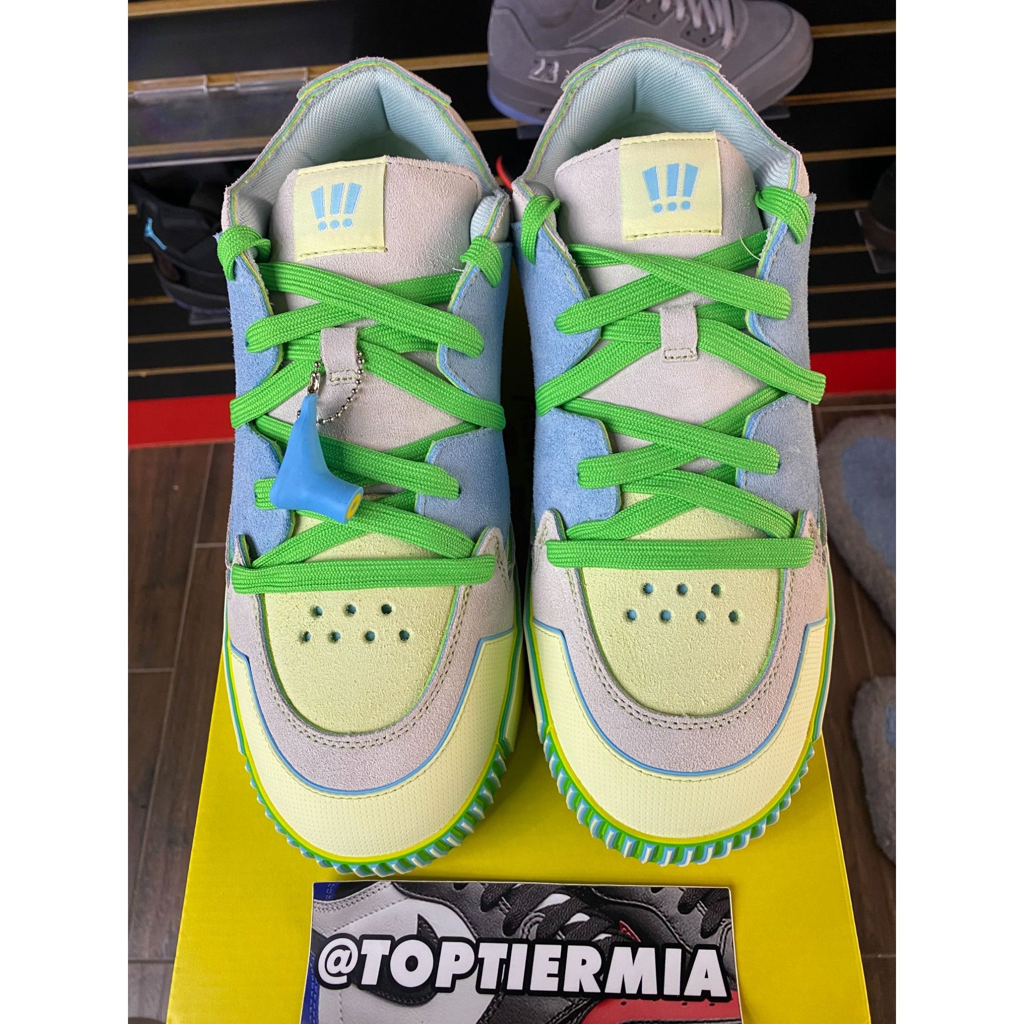MSCHF MSCHF GOBSTOMPER OFF-LEMON EDITION SZ 13 Size US 13 / EU 46 - 2 Thumbnail