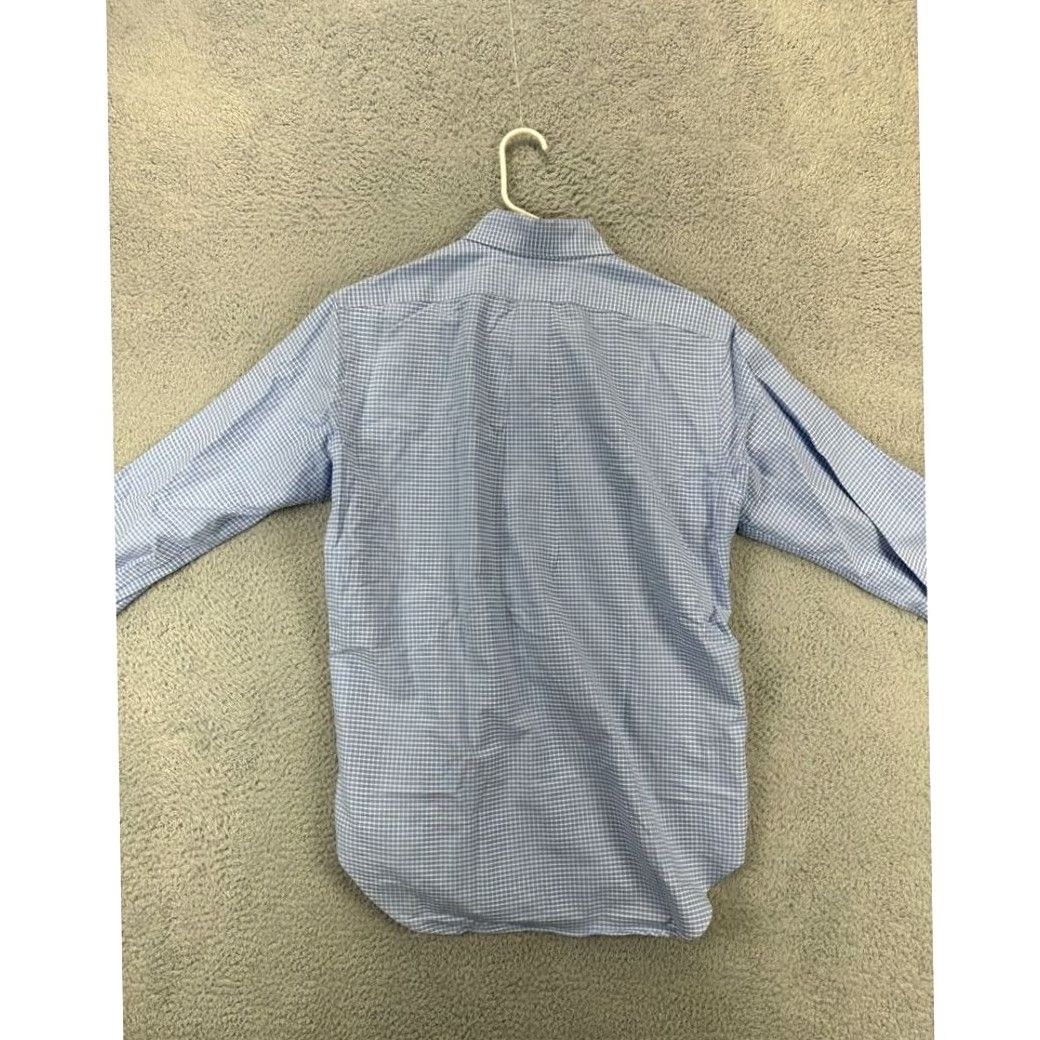 Ralph Lauren VINTAGE Ralph Lauren Shirt Mens Medium Blue Grid Check Pink Pony Classic Fit Button Down Size US M / EU 48-50 / 2 - 2 Thumbnail