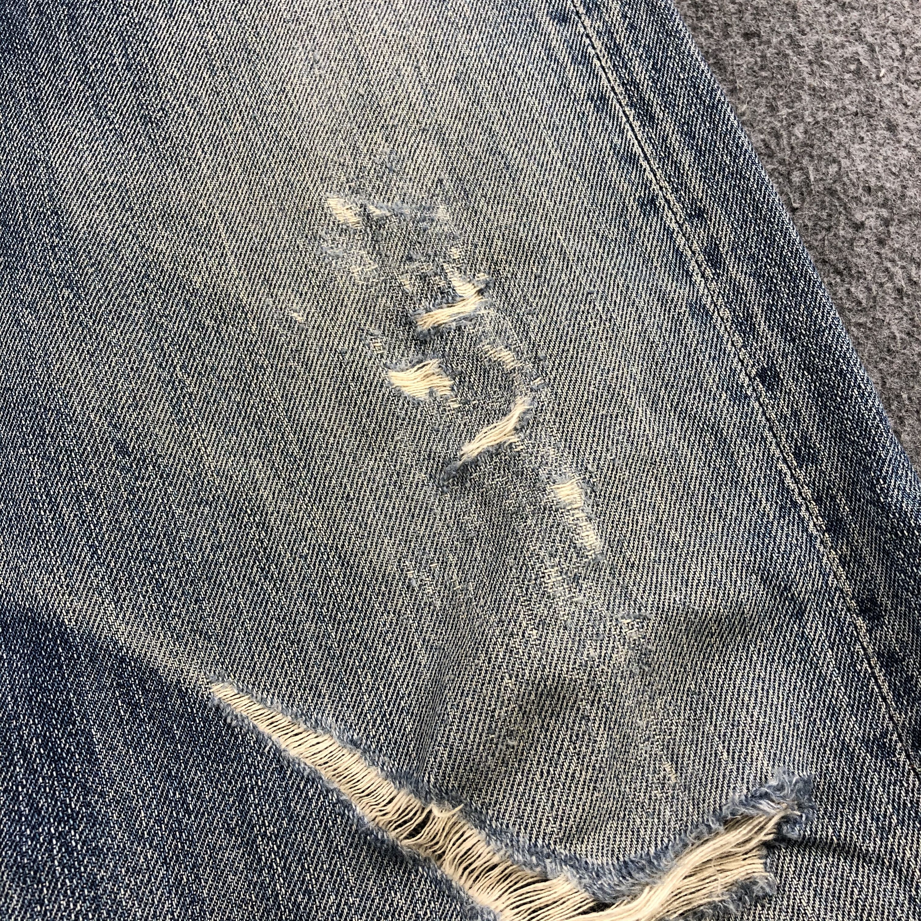 Levi's Vintage 90s Blue Wash Levis 501 Selvedge Jeans-J1722 Size US 30 / EU 46 - 9 Thumbnail