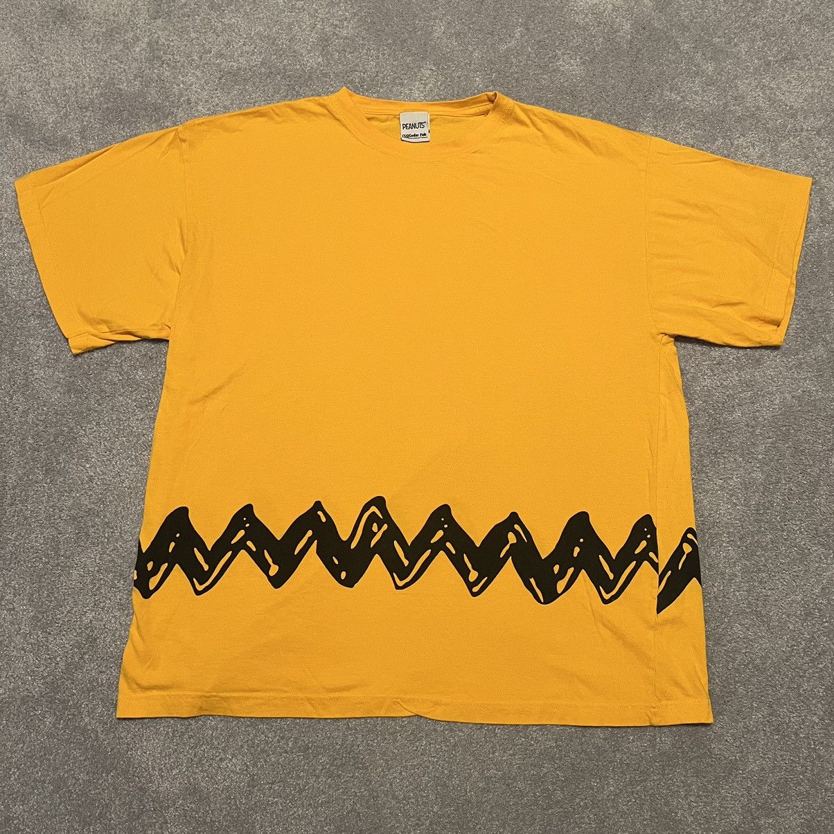 Peanuts Vintage Y2K Peanuts Cedar Fair Charlie Brown Zig Zag T Shirt Size US XXL / EU 58 / 5 - 1 Thumbnail