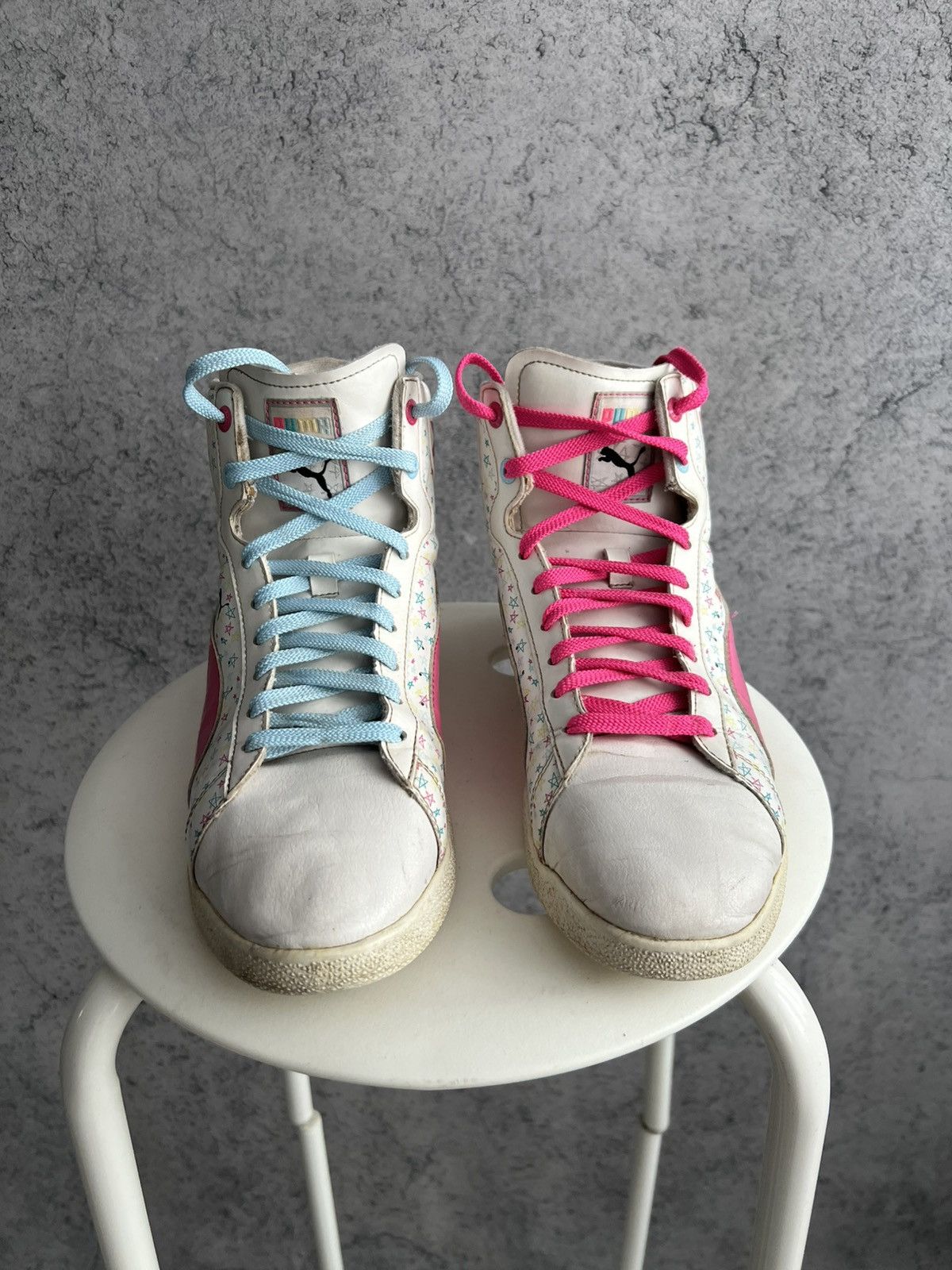 Puma Vintage Puma High Top Sneakers Y2K Style 2000s Hype Size US 10 / IT 40 - 1 Thumbnail