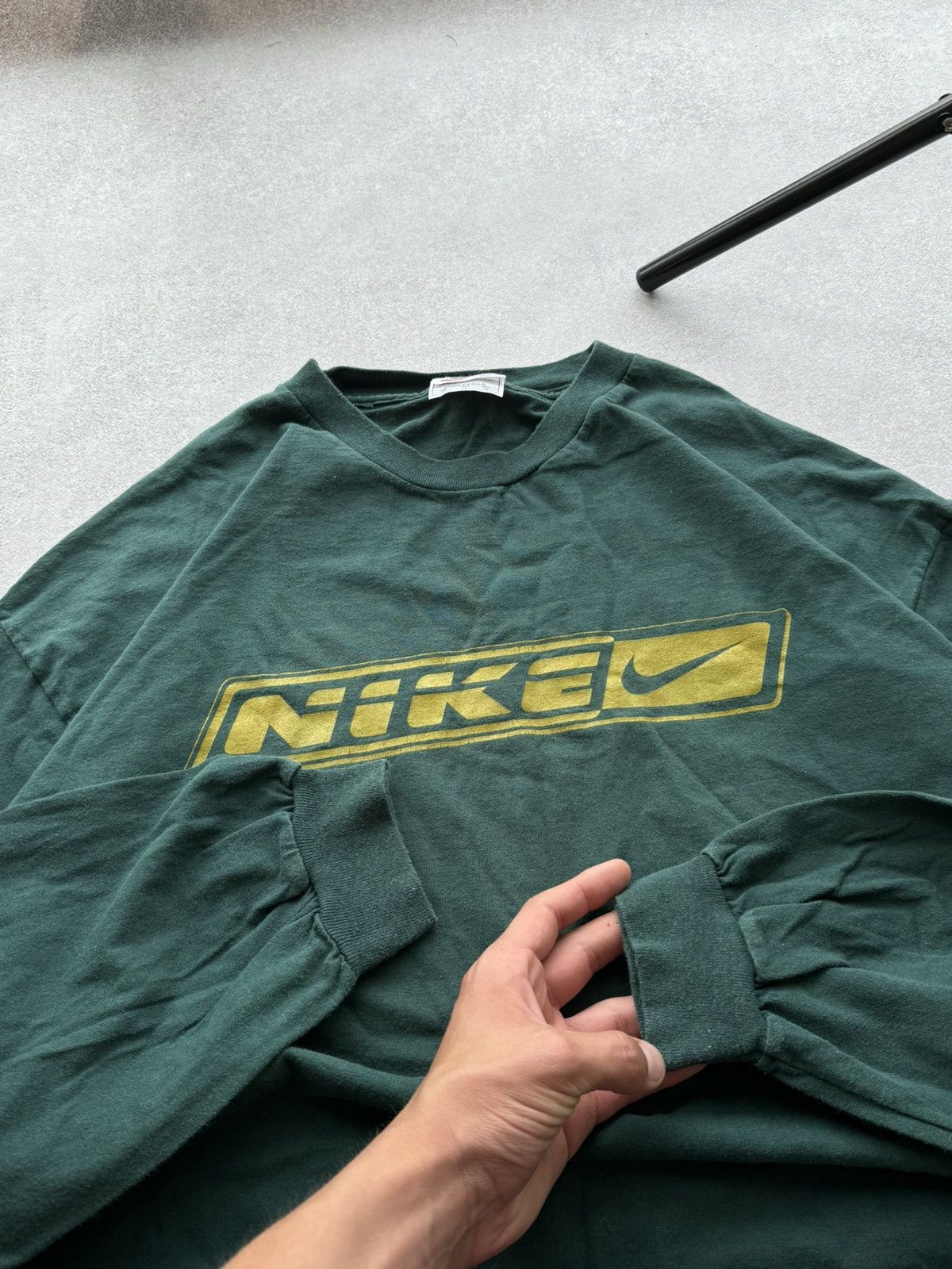 Nike Vintage Nike distressed Y2K long sleeve Size US XL / EU 56 / 4 - 11 Thumbnail
