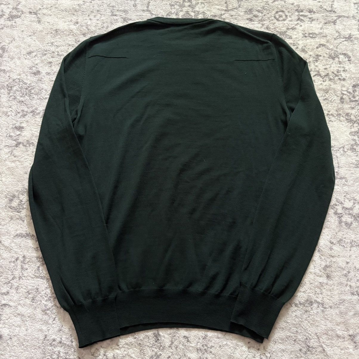 Dior Dior Bee Embroidered Knit Wool Sweater Green | Size S Size US S / EU 44-46 / 1 - 5 Thumbnail